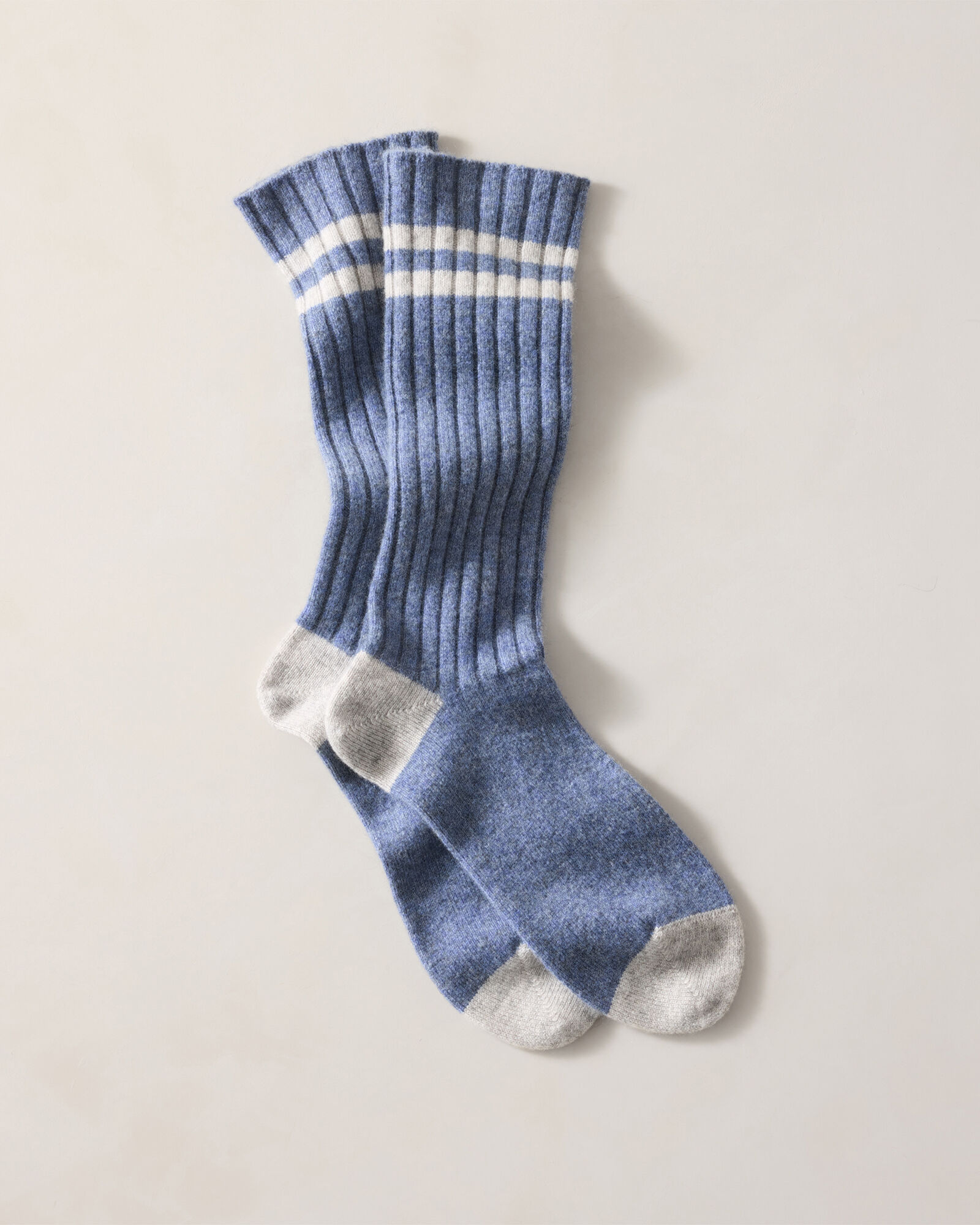 Cashmere Collegiate Stripe Socks