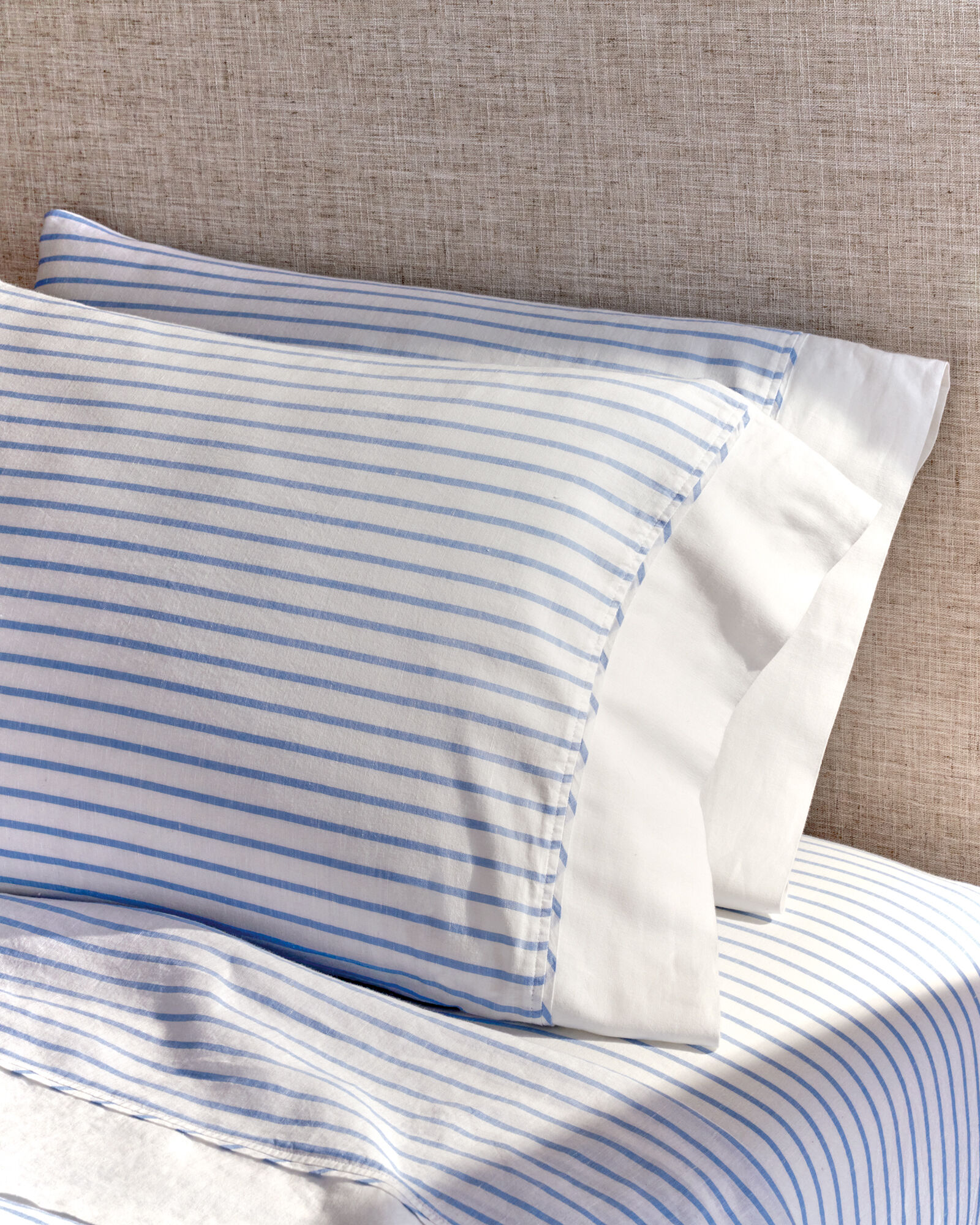 Organic Cotton Linen Pillowcase Set