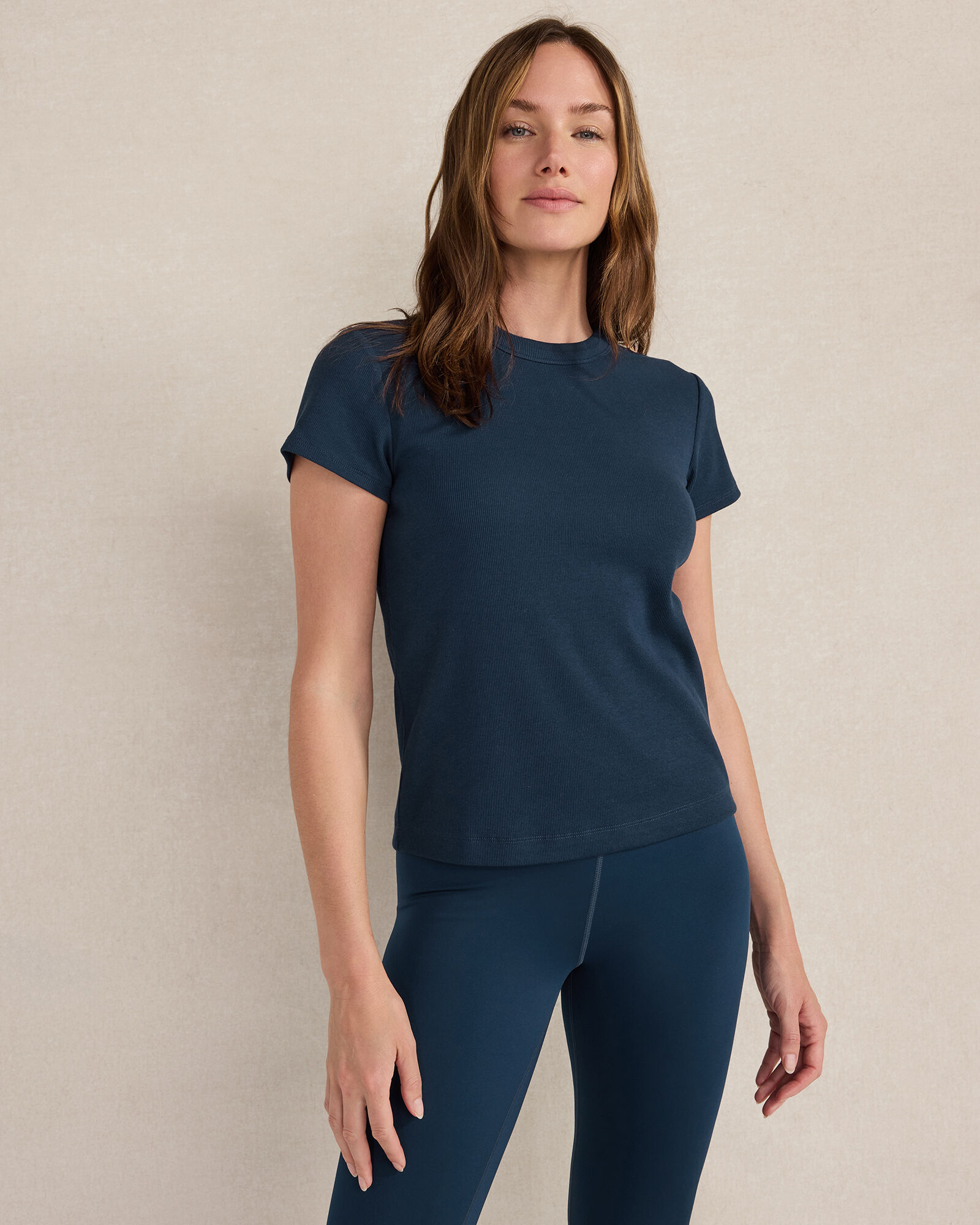Organic Cotton Short Sleeve Cropped Tee