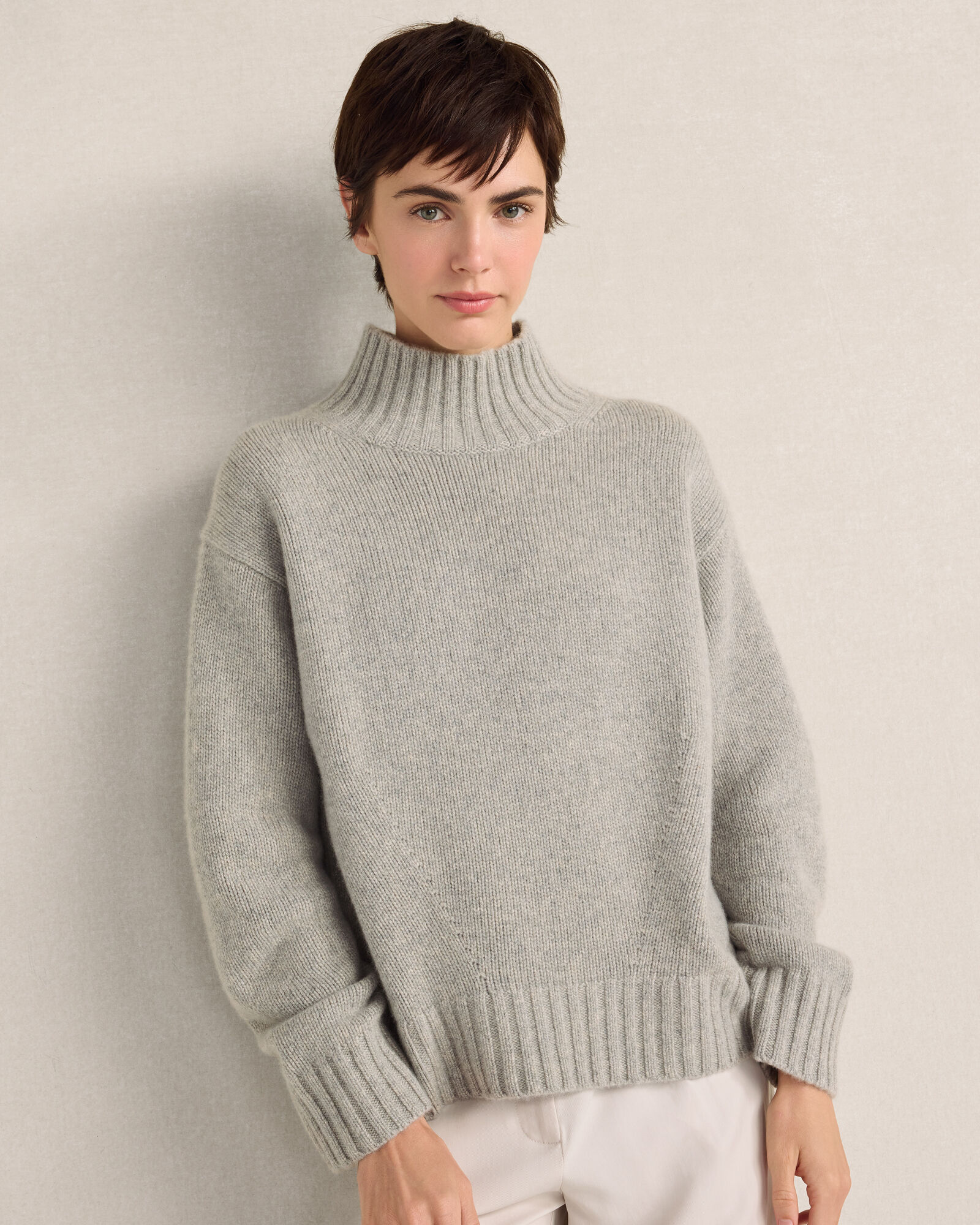 Cashmere Mockneck Sweater