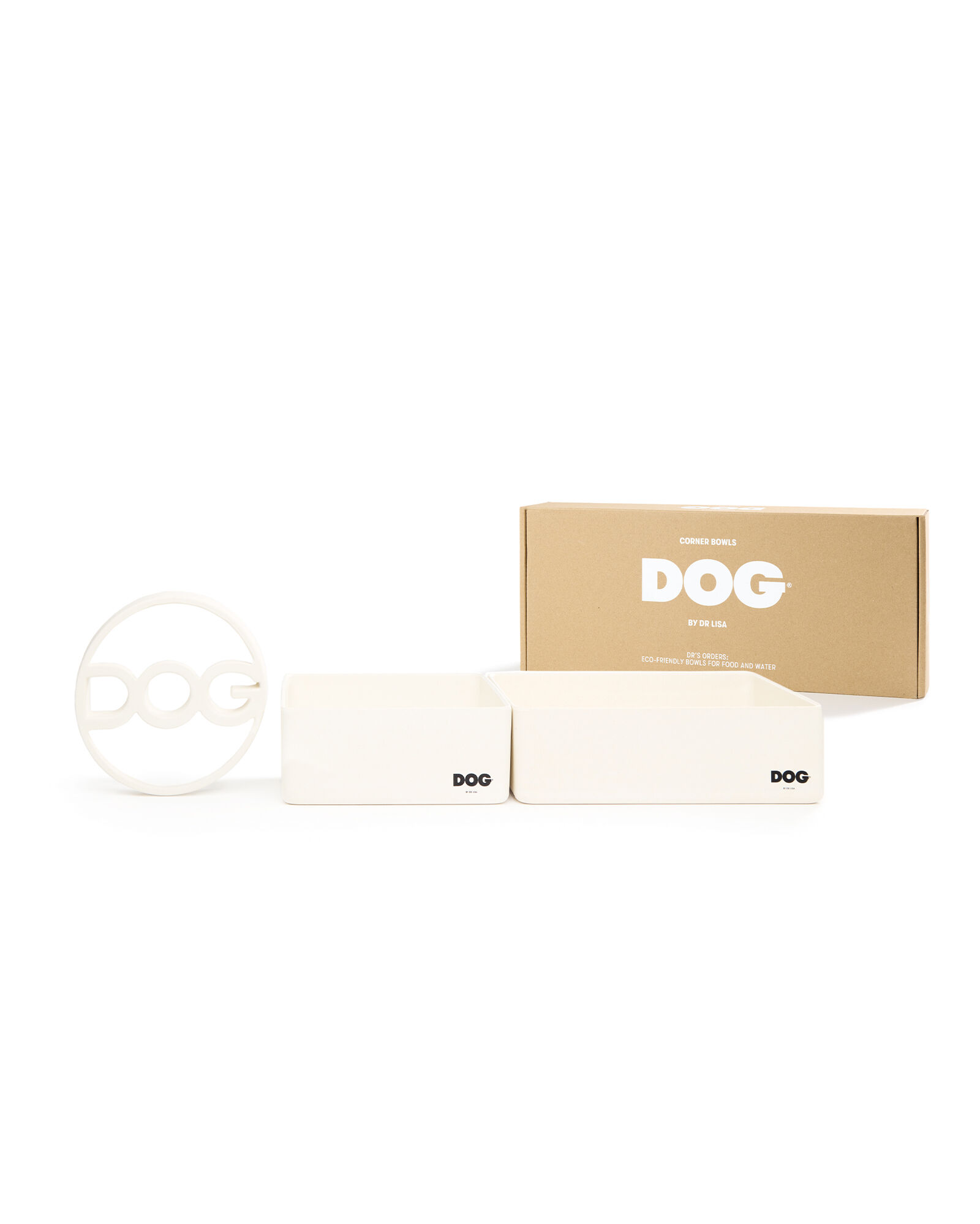 DOG&reg; by Dr Lisa Small Corner Dog Bowl Set