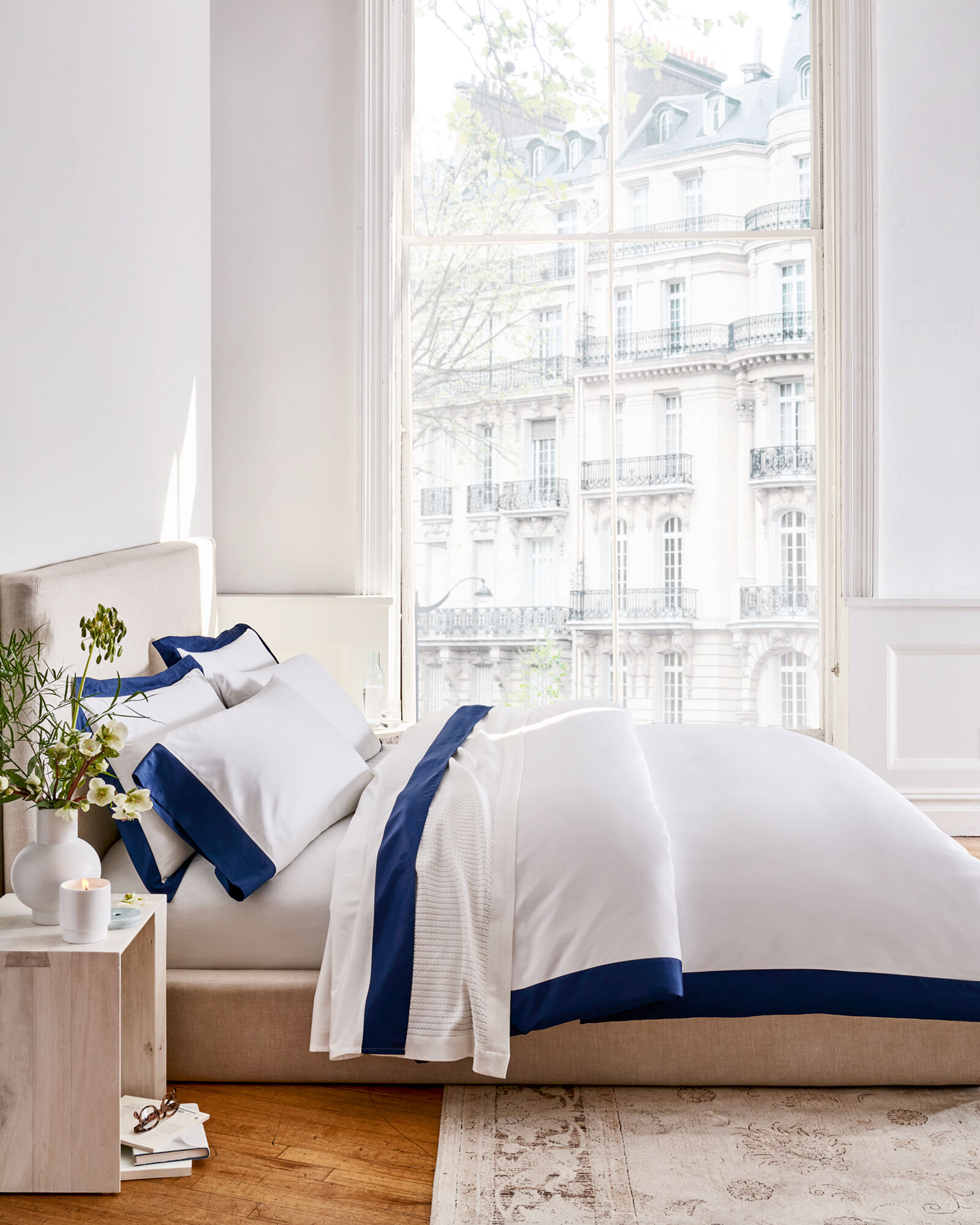 Organic Cotton Sateen Duvet Cover