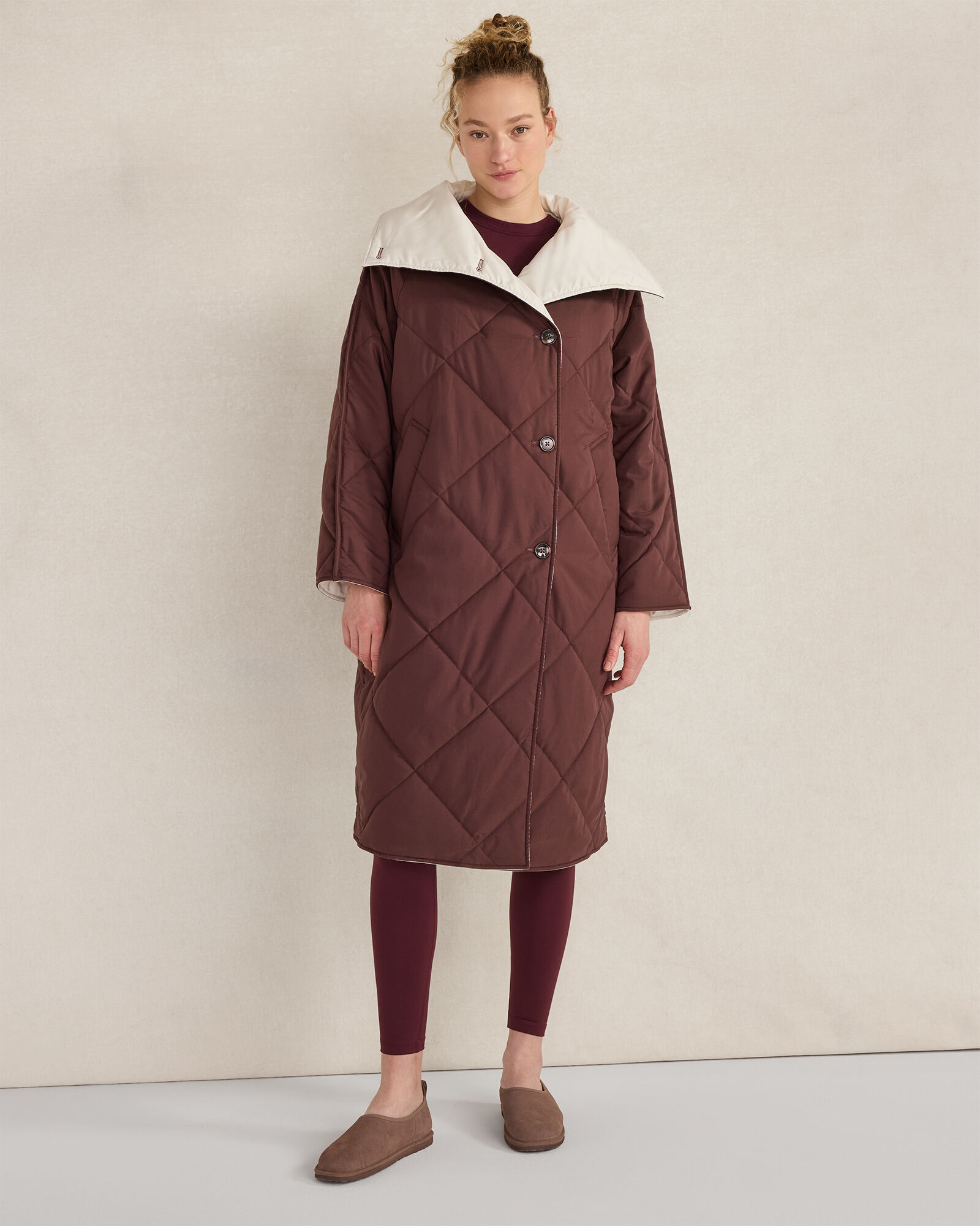 Varley Annalise Reversible Wrap Coat