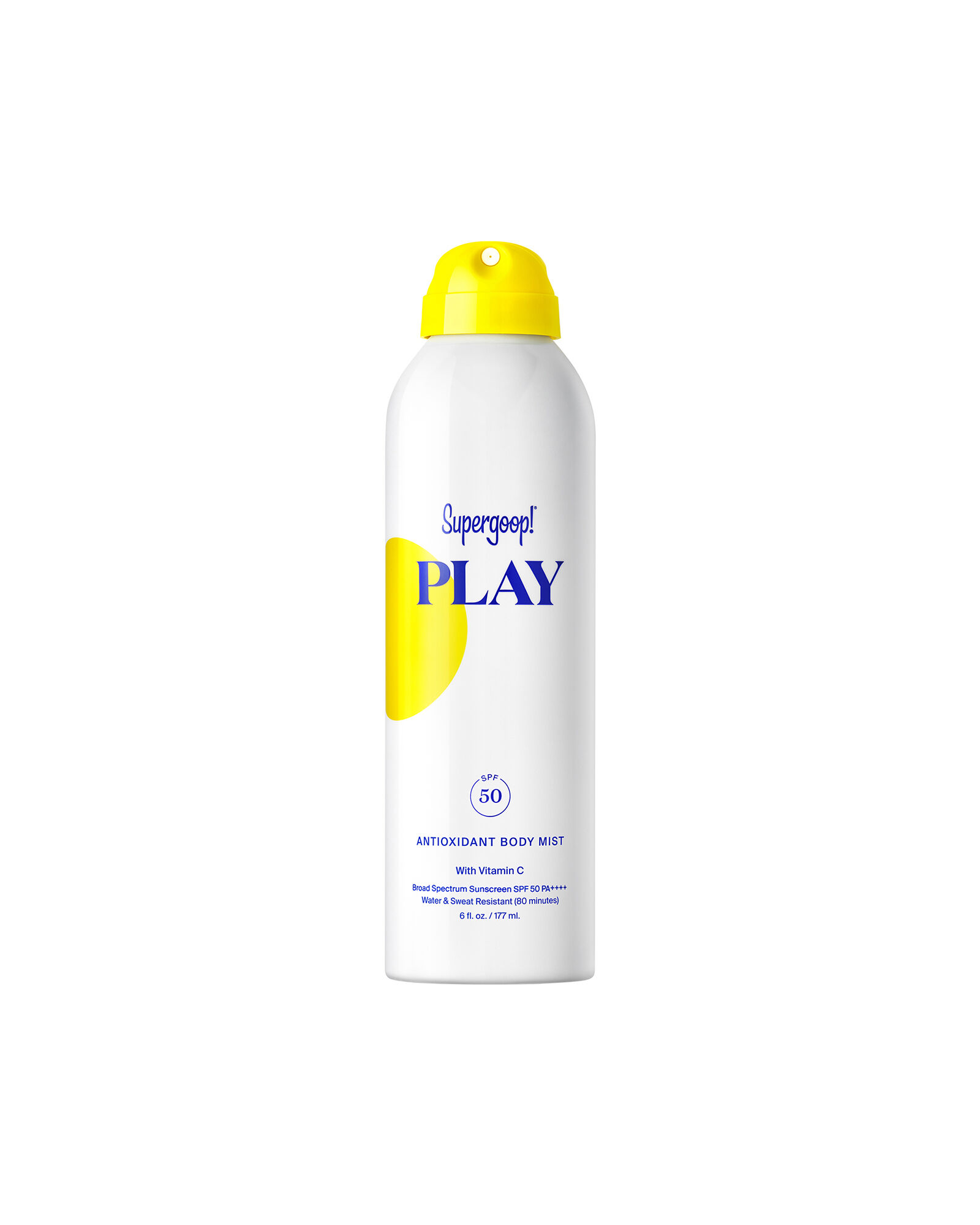 Supergoop PLAY Antioxidant Body Mist SPF50 with Vitamin C