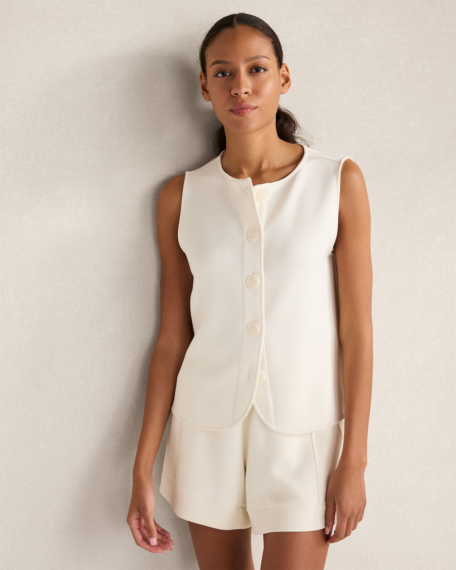 Varley Josie Button Tank