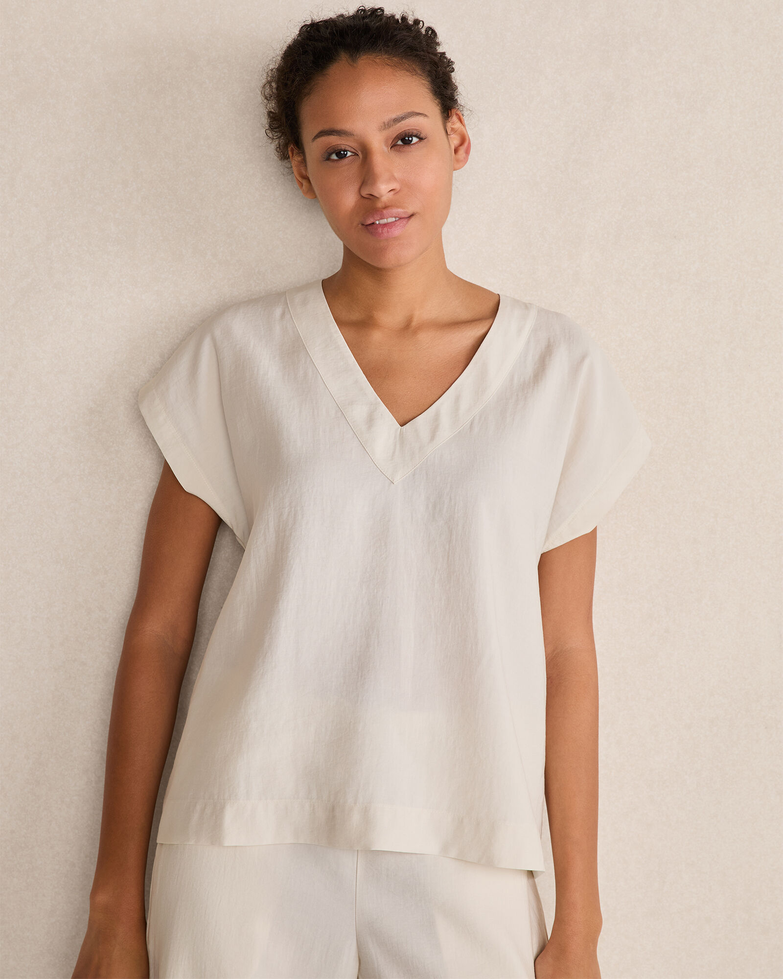 Luxe Modal V-Neck Top