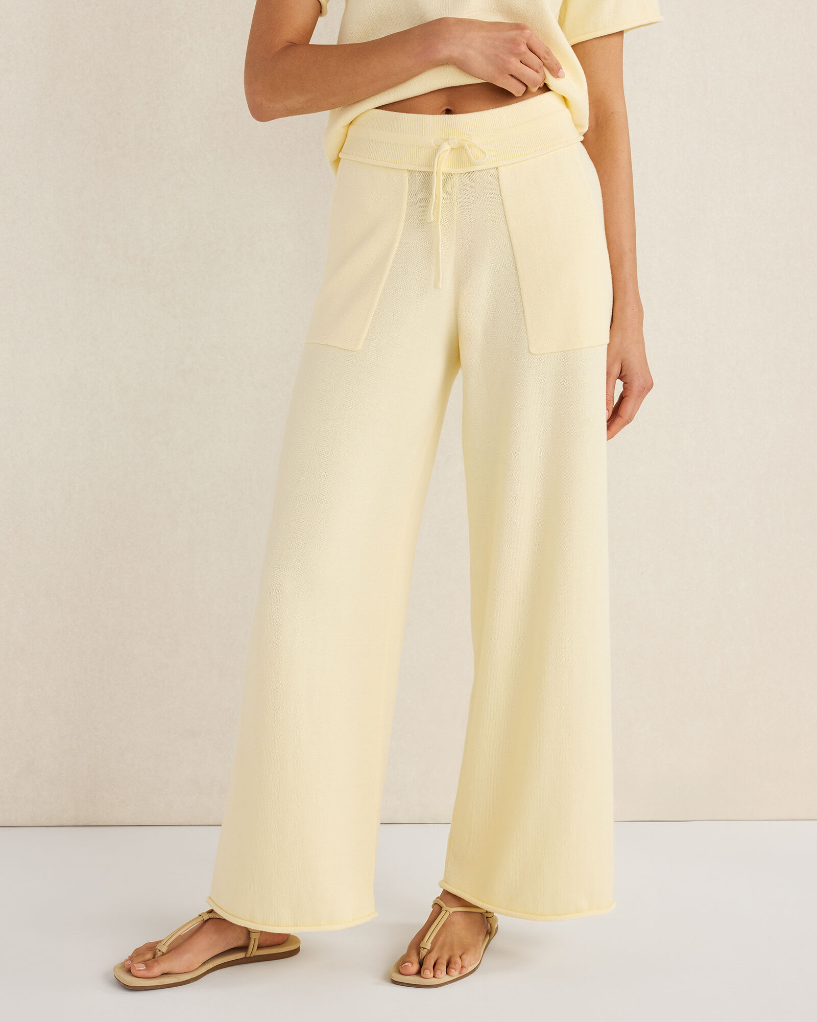 Organic Cotton Knit Pants