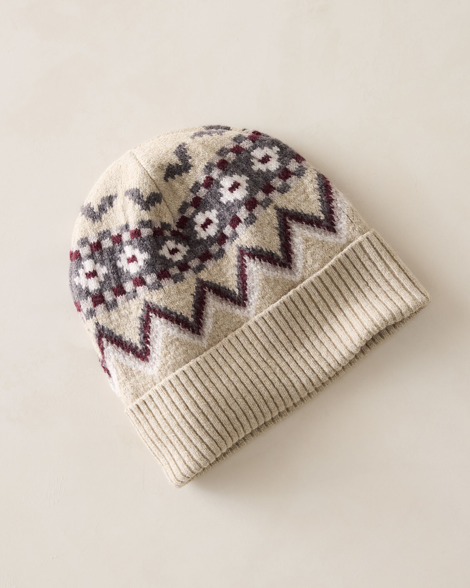 Organic Cotton Blend Fair Isle Hat