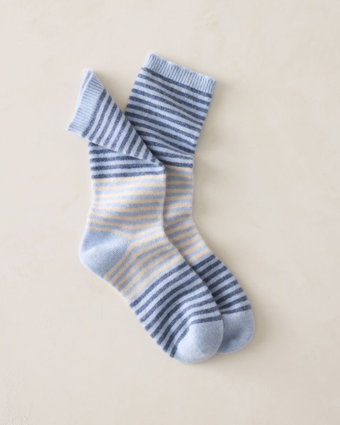 Cashmere Colorblock Stripe Socks