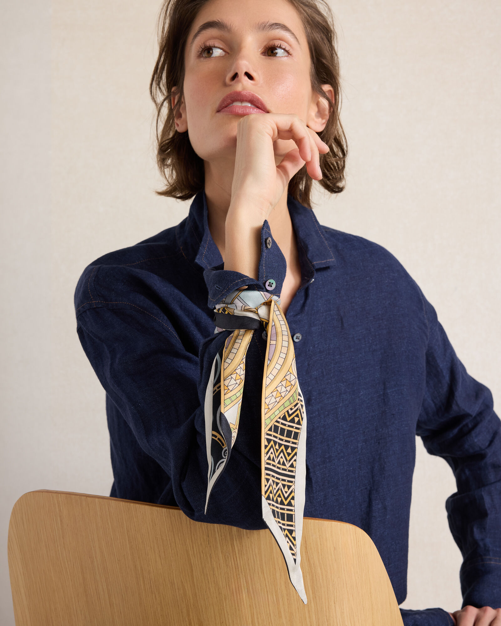 Grand Tour Lake Como Twilly Scarf