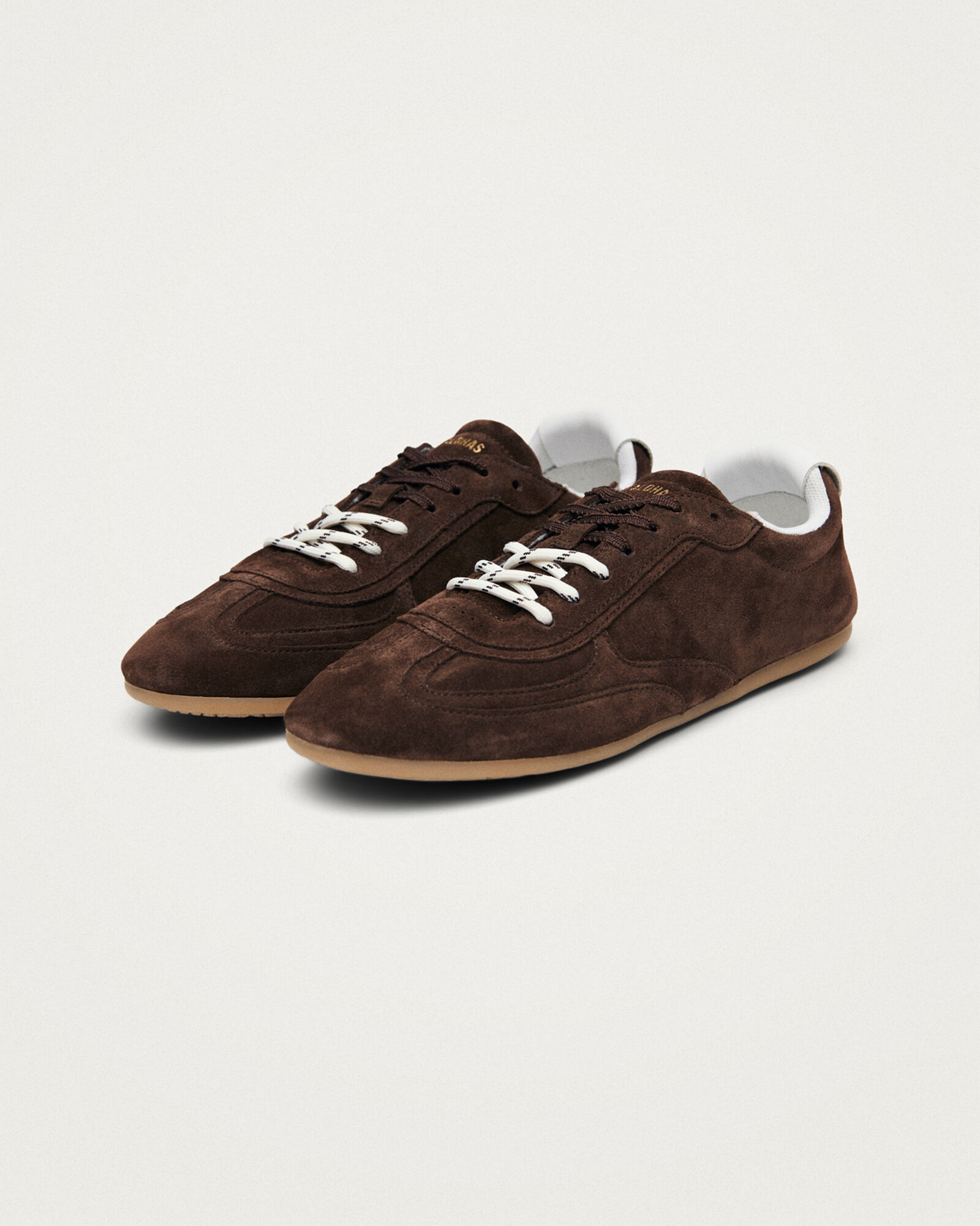 Alohas Tb.24 Suede Chocolate Leather Sneakers