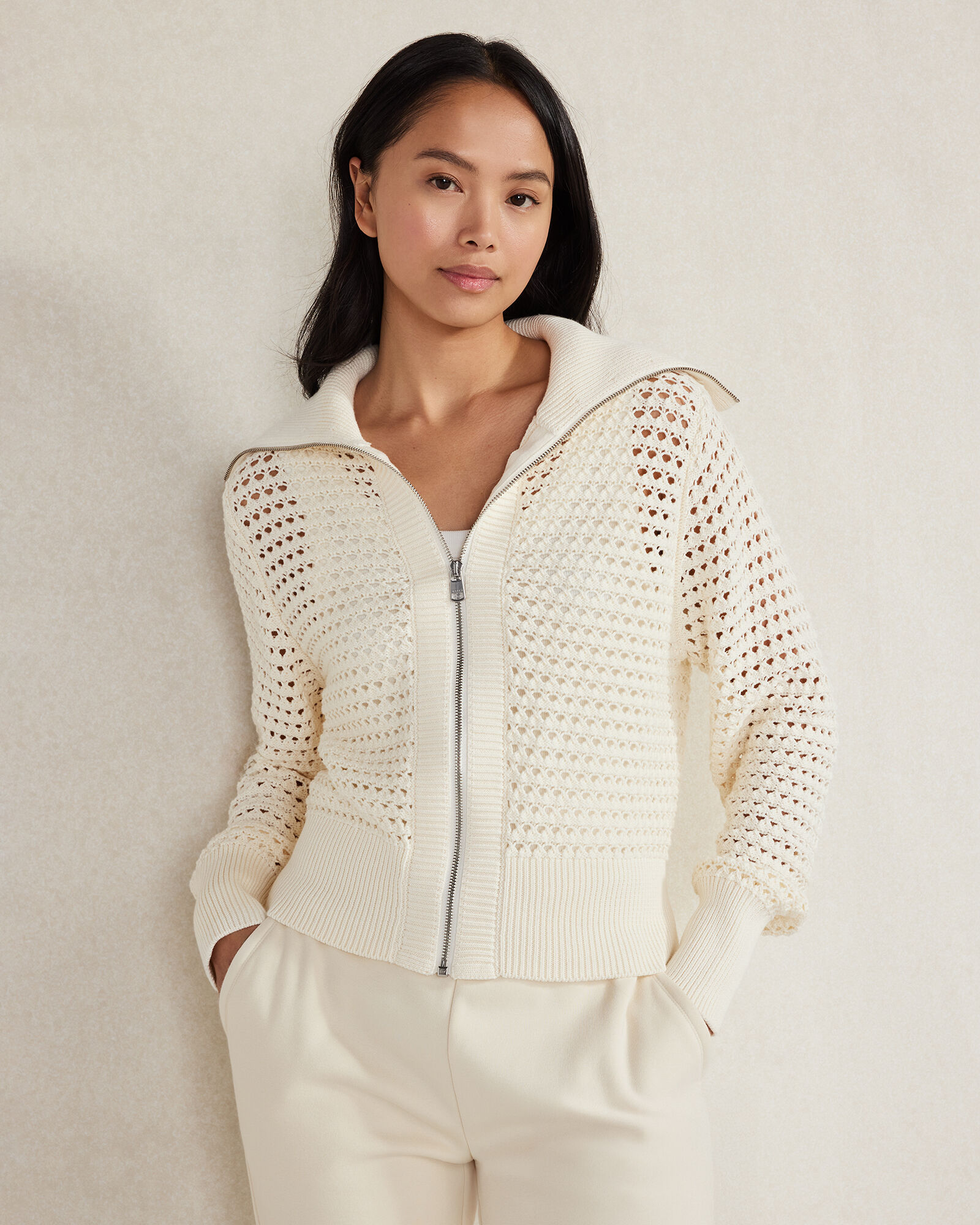 Varley Eloise Zip-Through Knit