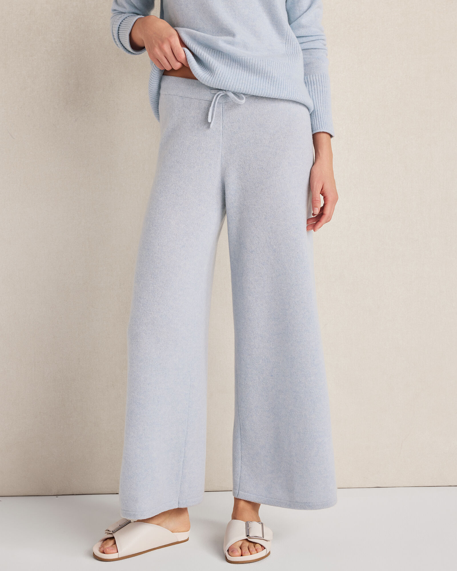 Cashmere Wide Leg Pants