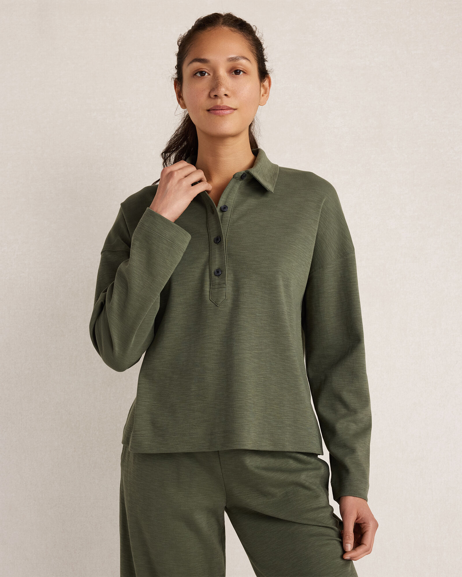 Organic Cotton Slub Interlock Polo