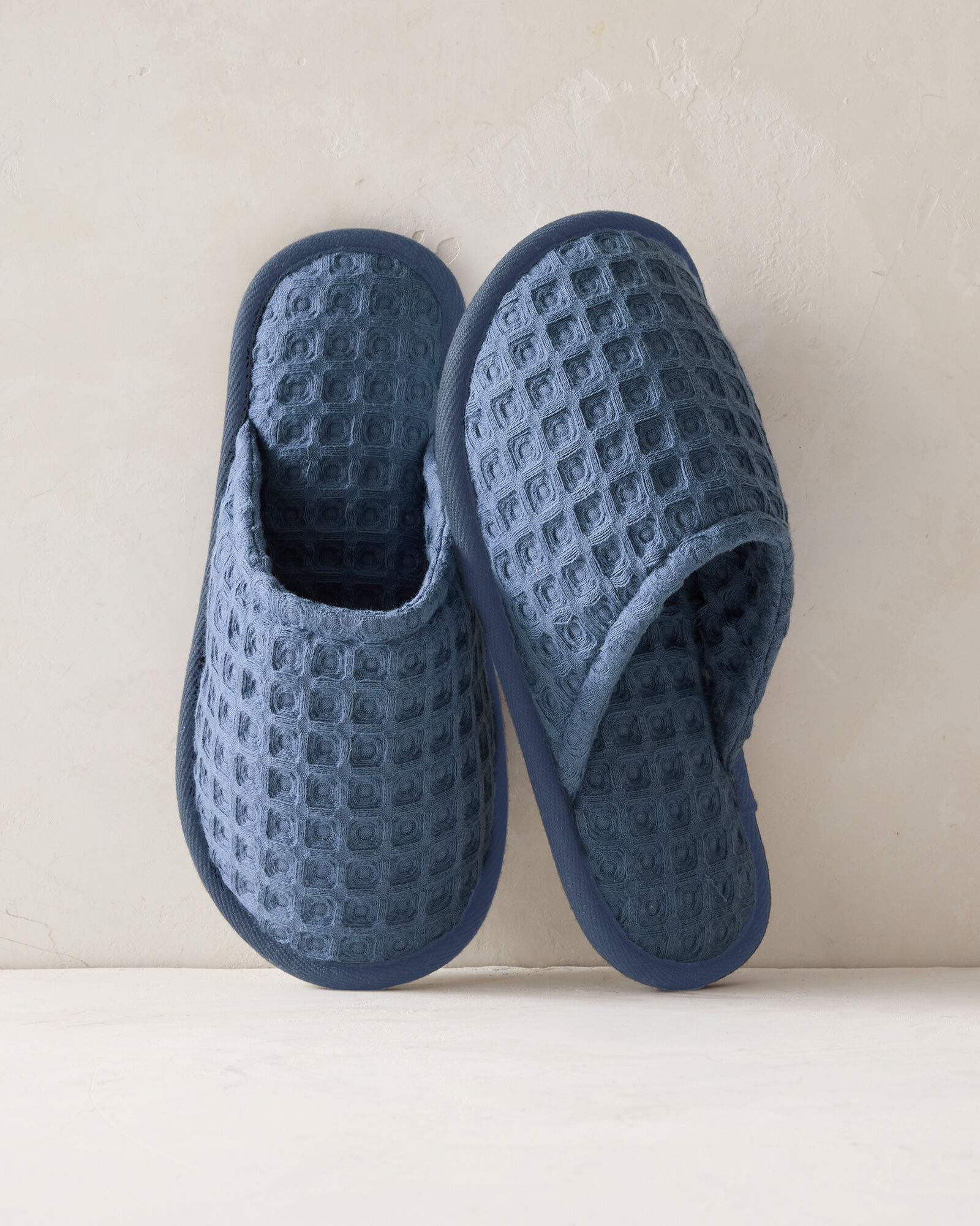 Organic Cotton Waffle Slippers