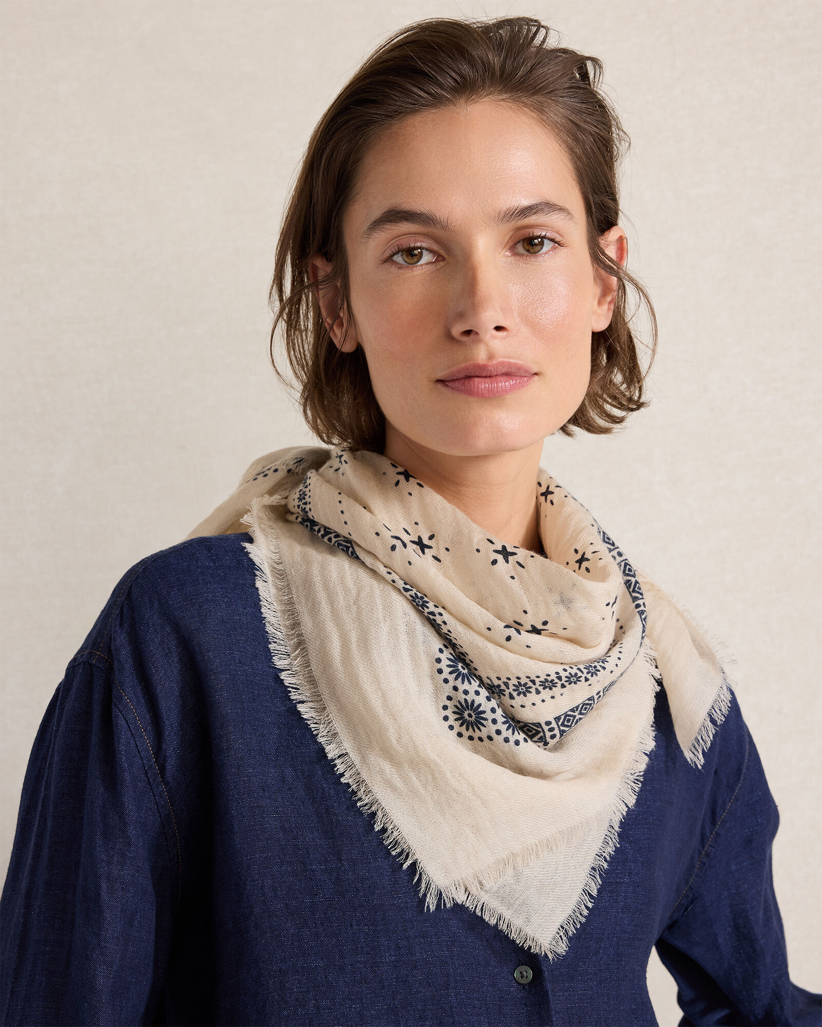 Oversized Wool Bandana