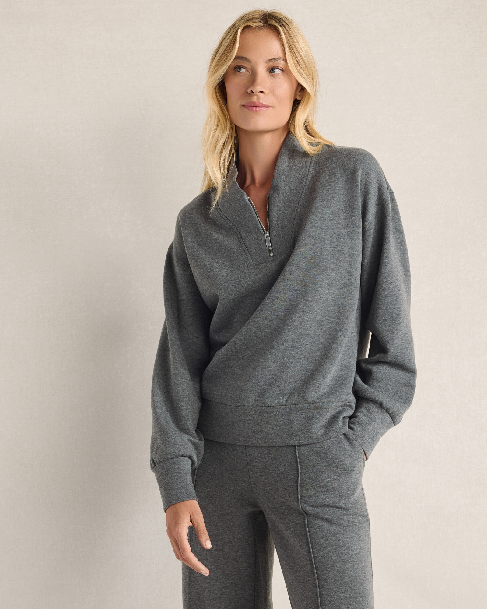 Fleece Quarter-Zip Pullover
