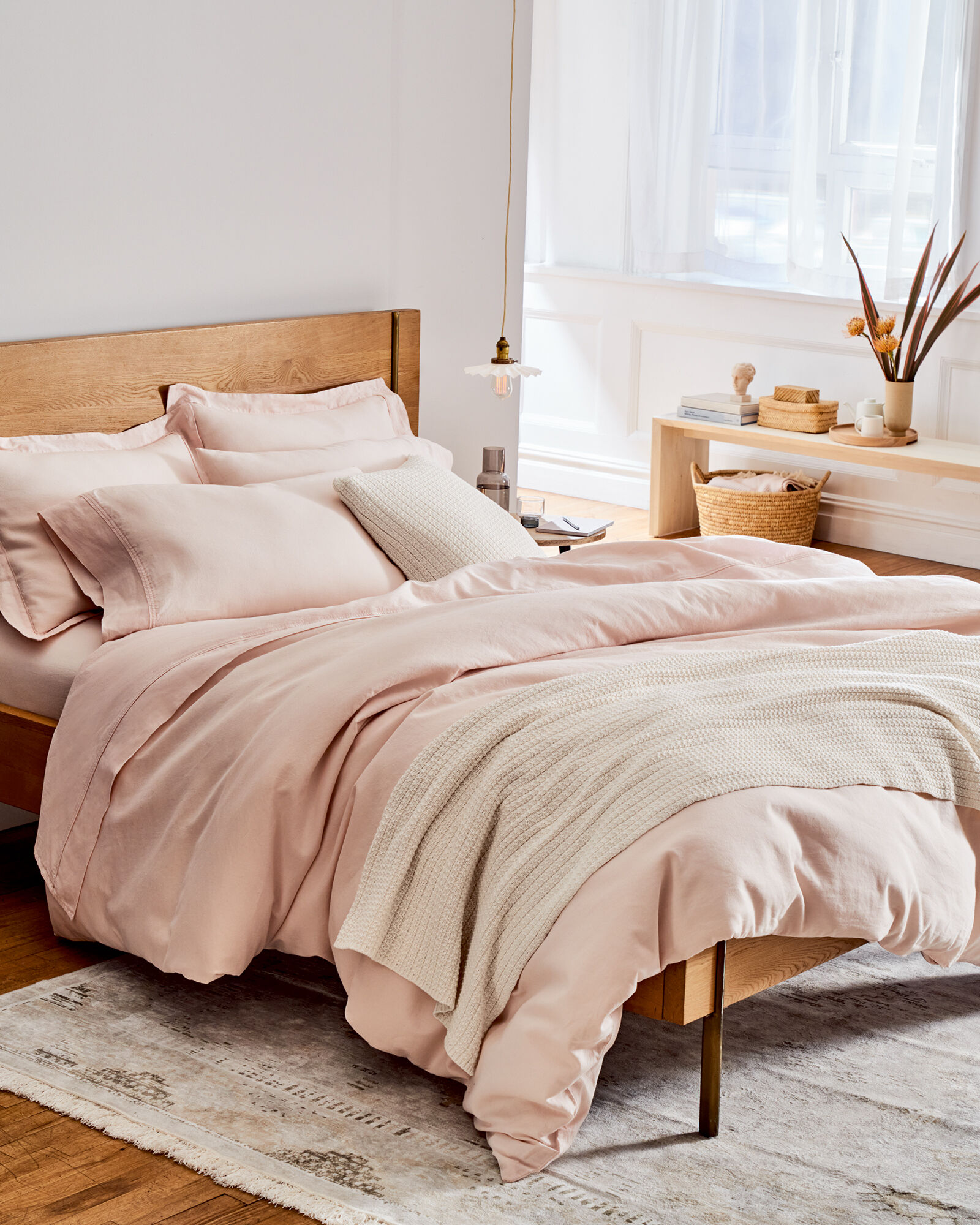 Organic Cotton Linen Pillowcase Set