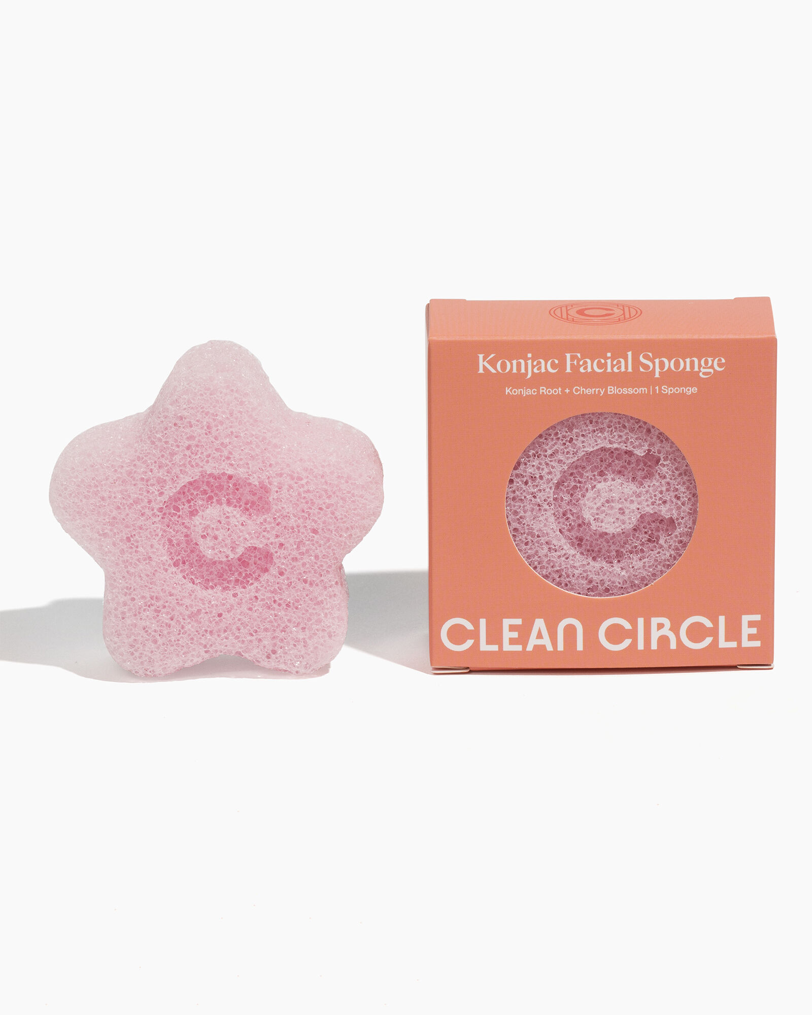 Clean Circle Konjac Facial Sponge