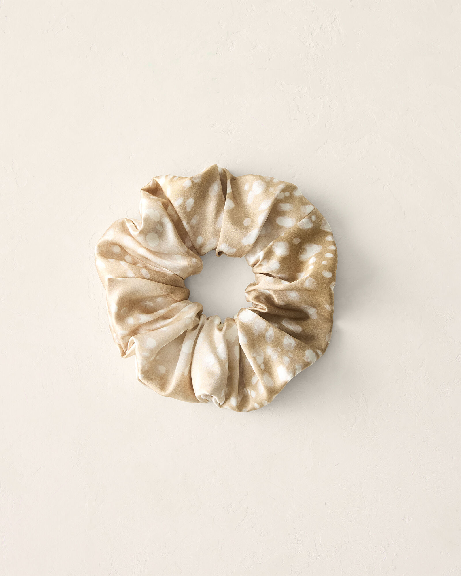 Washable Silk Printed Scrunchie