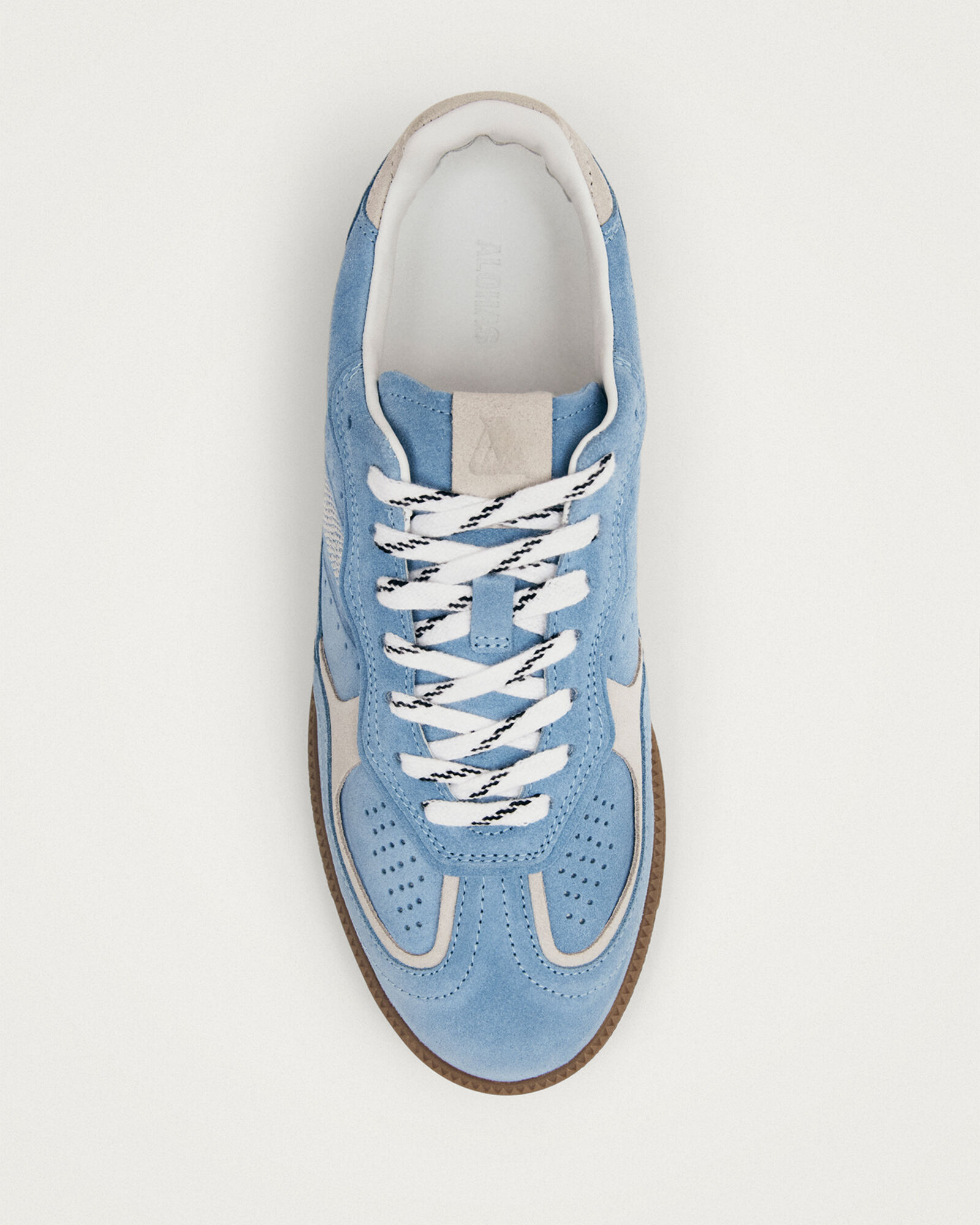 Alohas Tb.490 Rife Cornflower Blue Cream Leather Sneakers