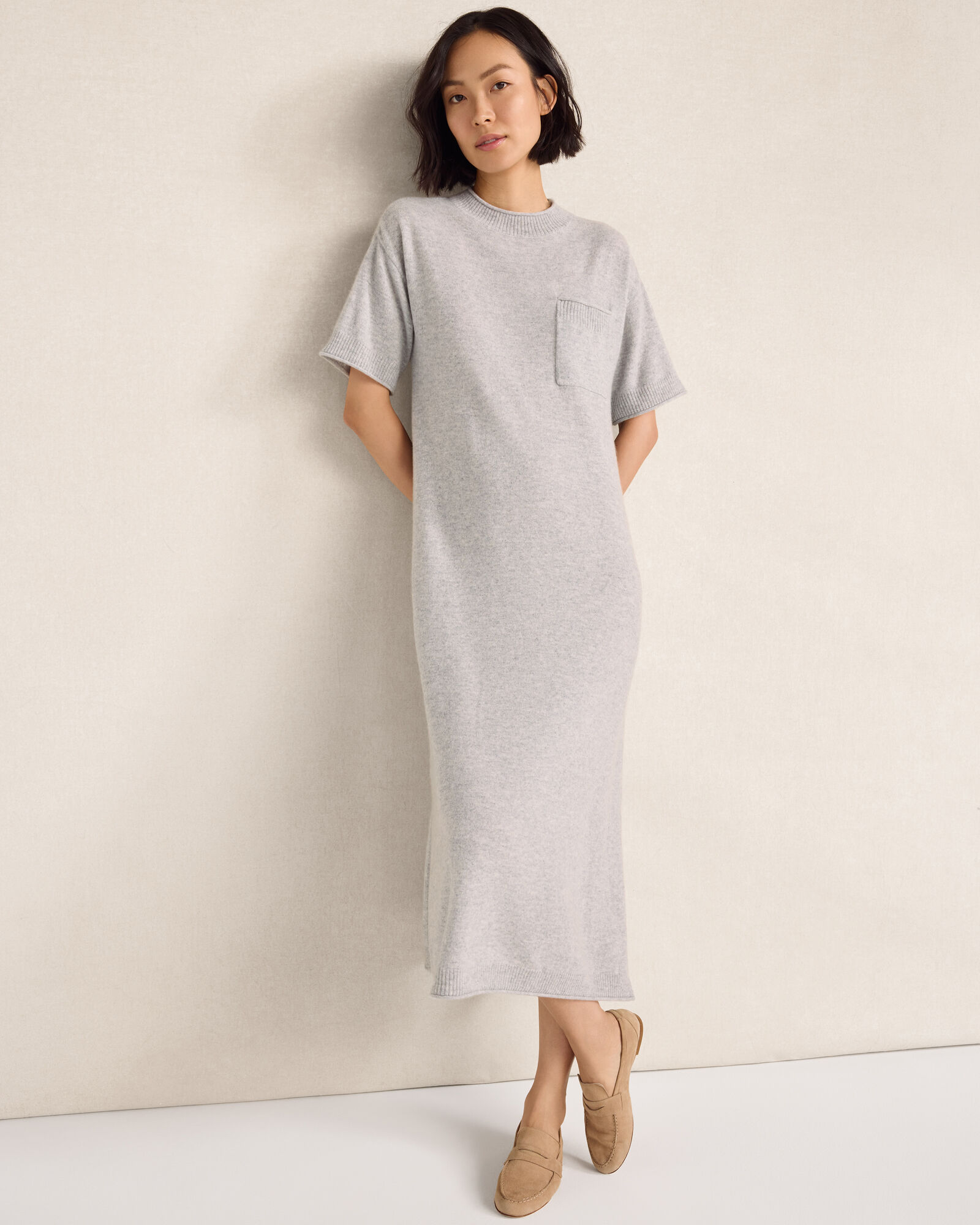 Featherweight Cashmere T-Shirt Dress