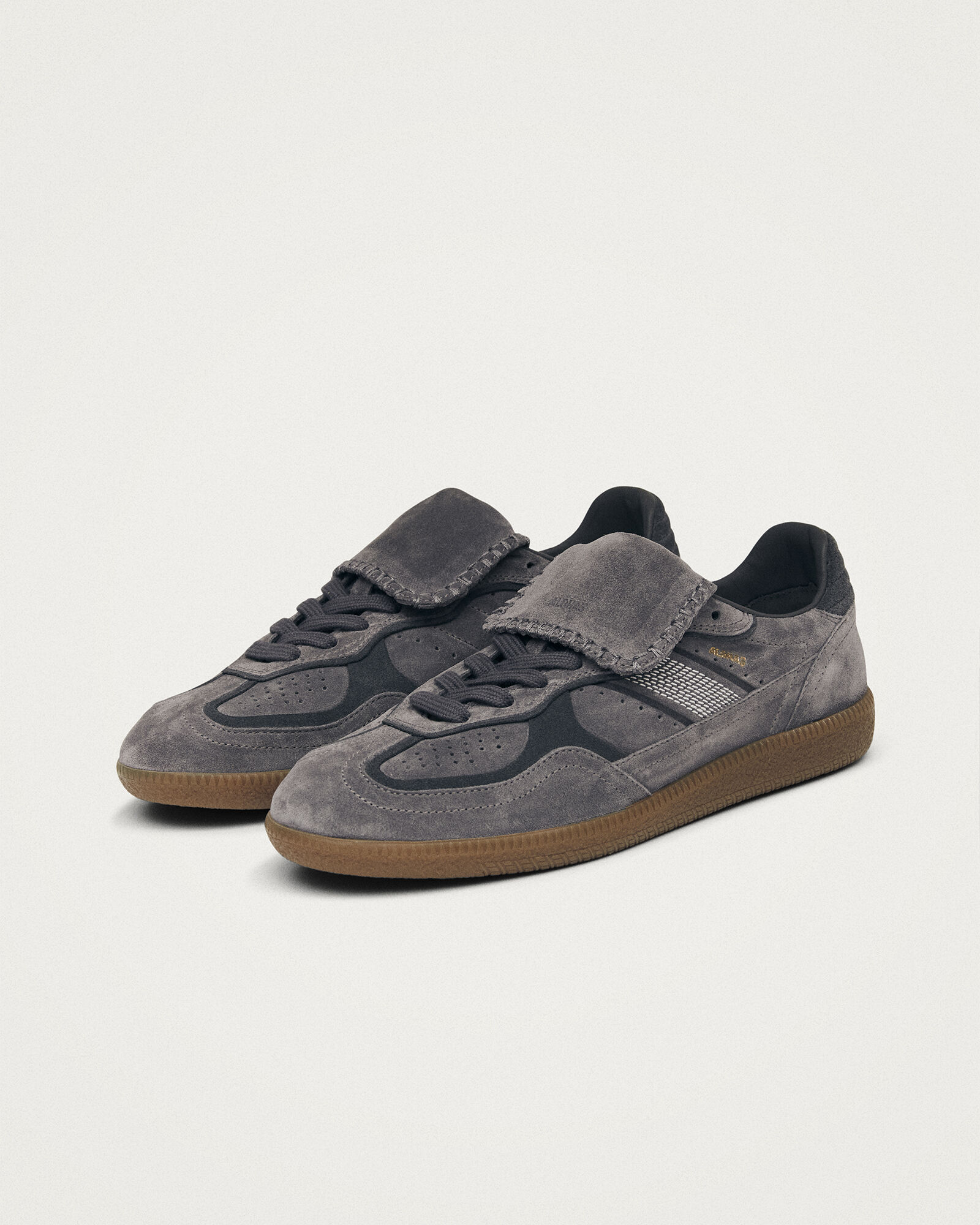 ALOHAS TB.490 Dark Grey Suede Leather Sneakers