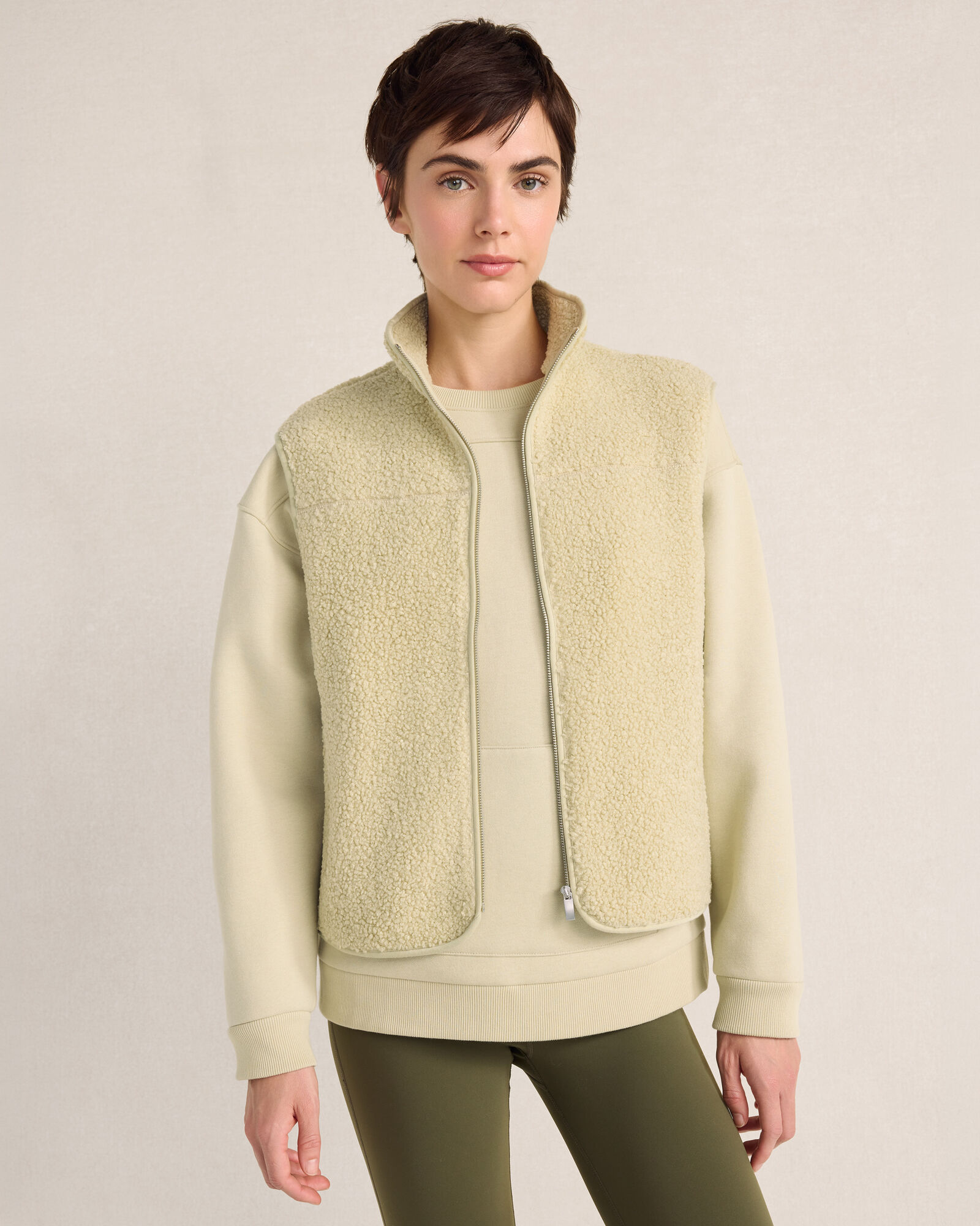 Balance Sherpa Cropped Vest