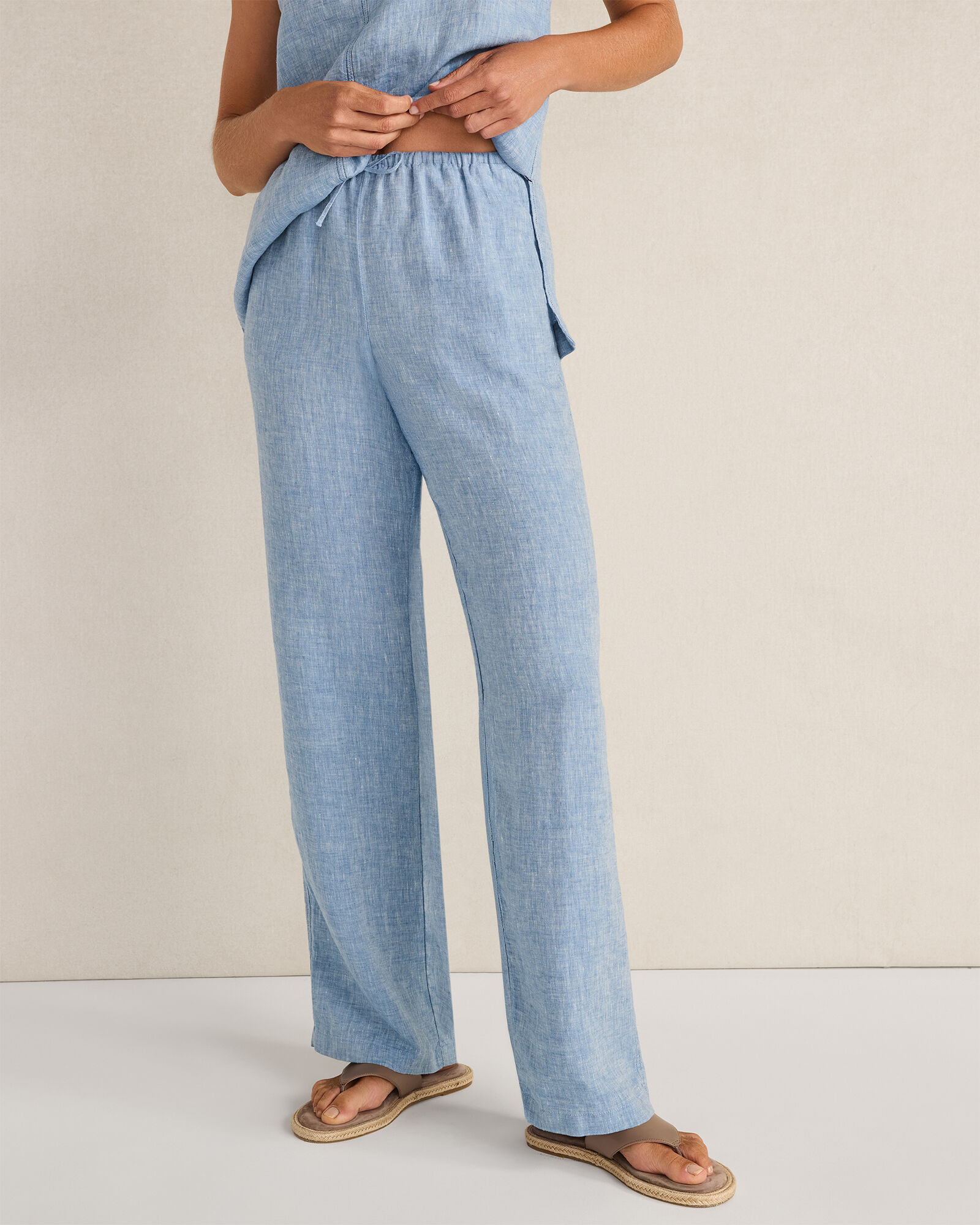 Linen Slim Pants