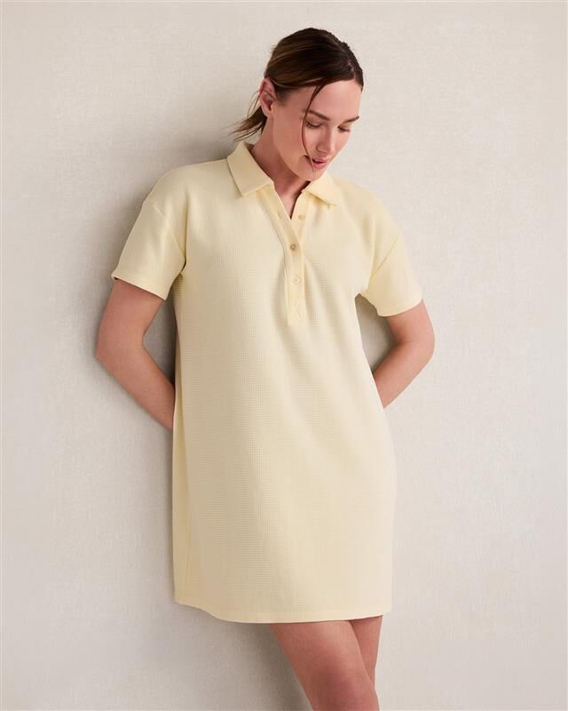 Resti Organic Cotton Waffle Dress
