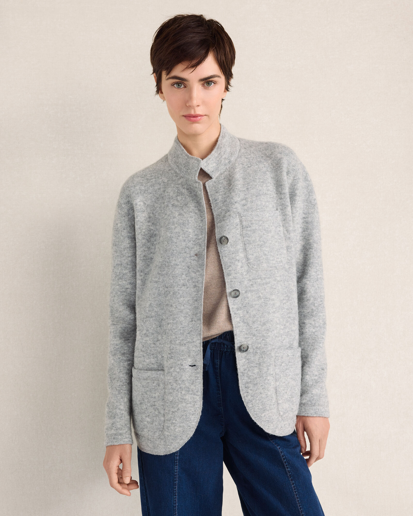 Wool Blend Blazer
