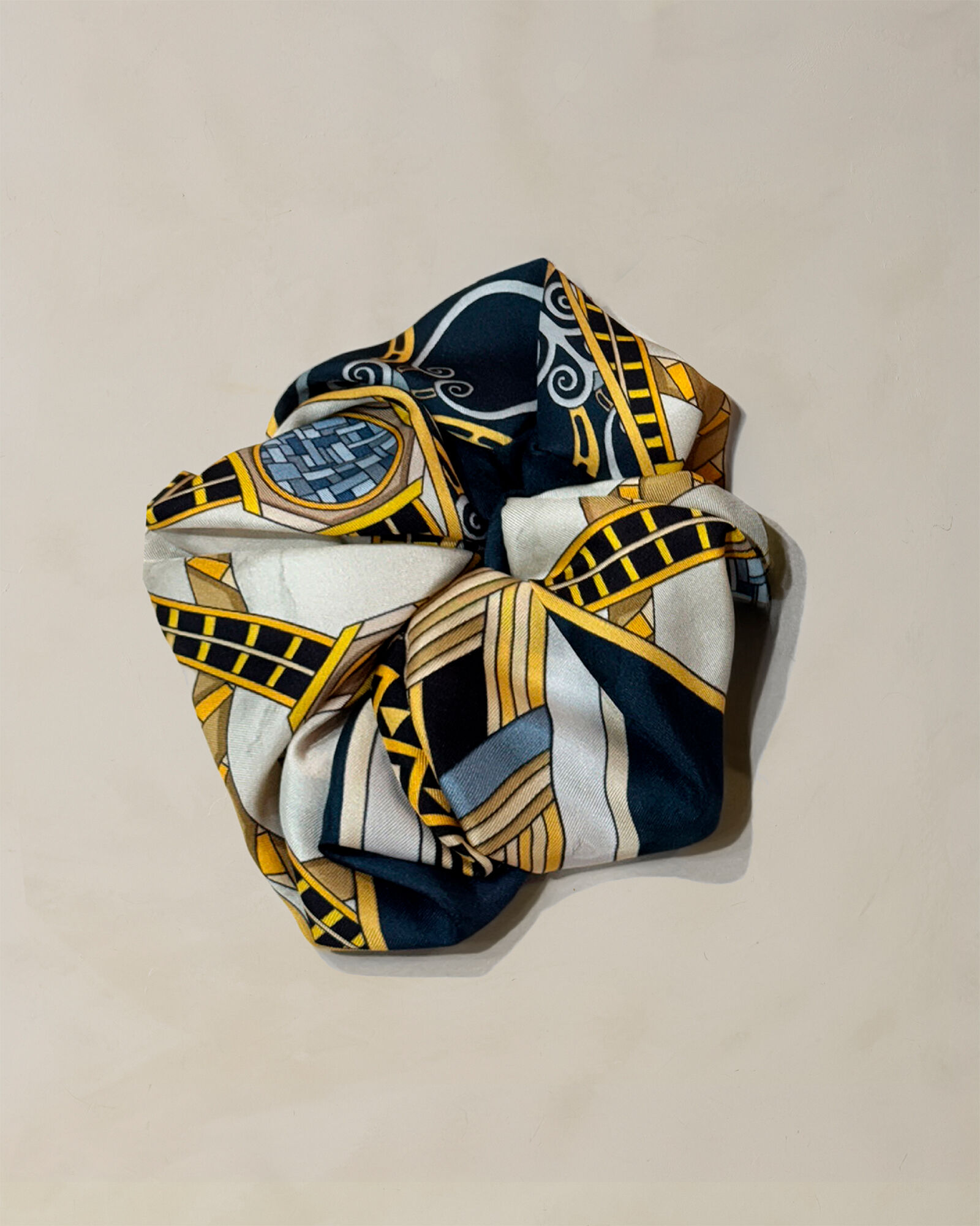 Grand Tour Lake Como Scarf Scrunchie