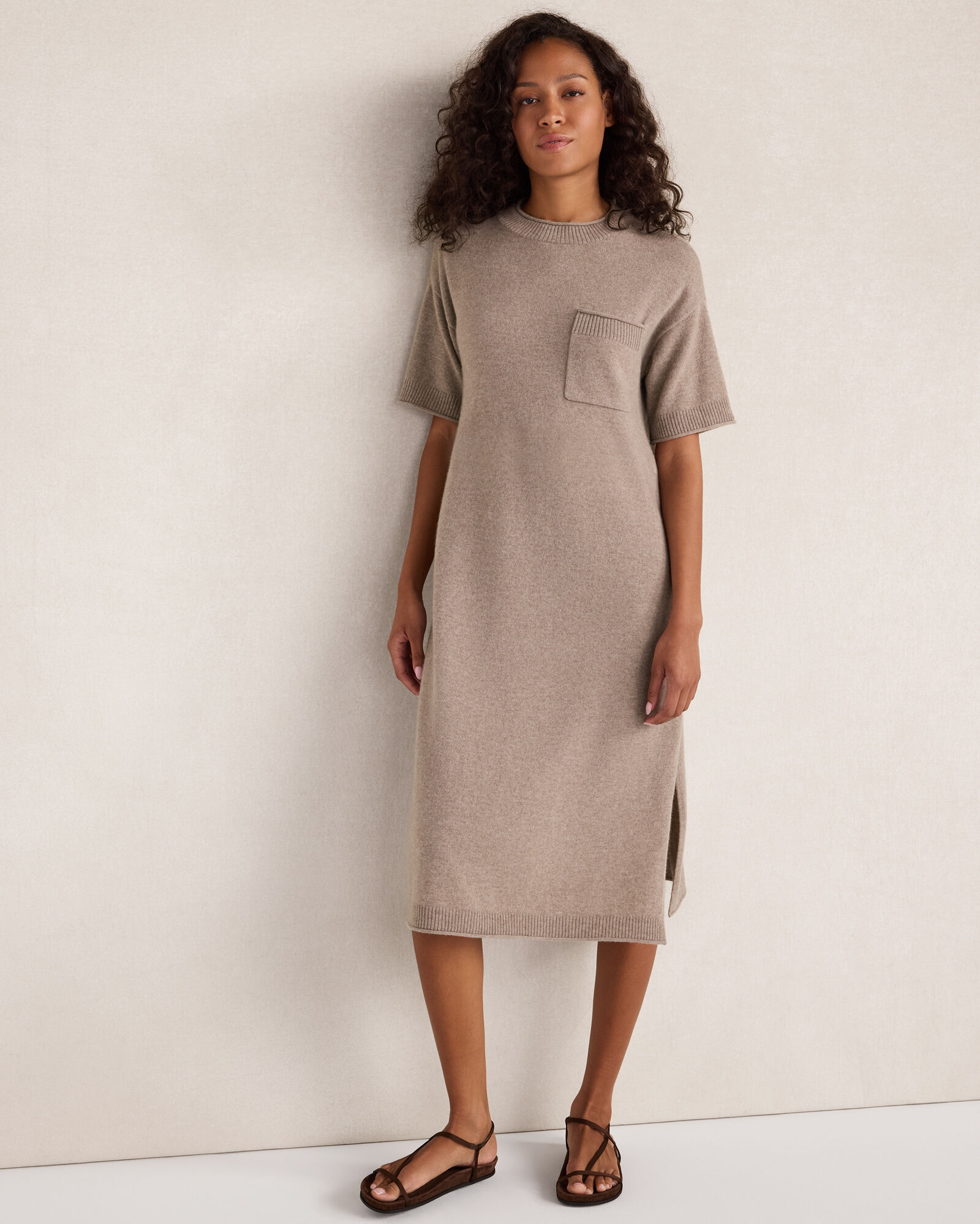Featherweight Cashmere T-Shirt Dress
