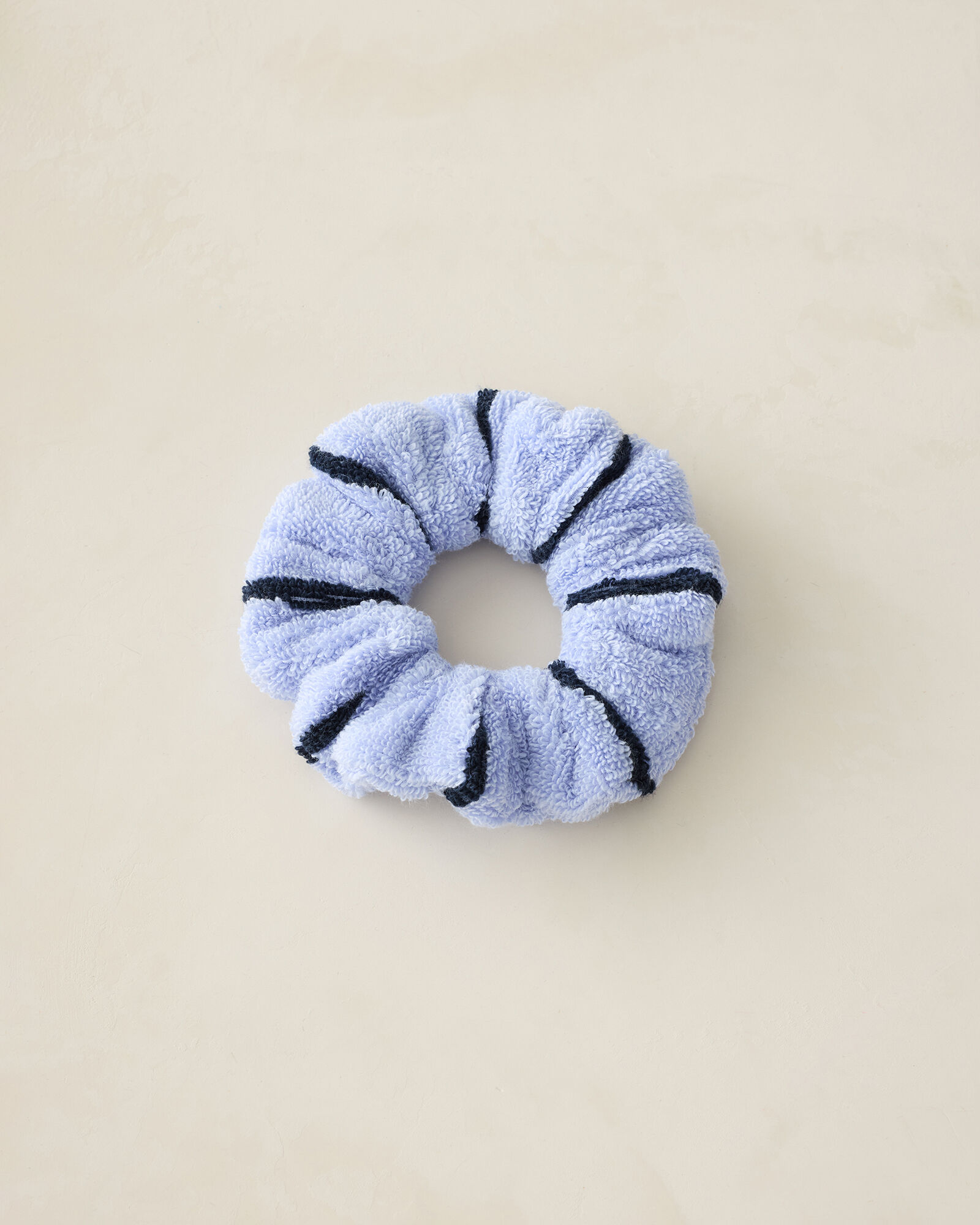 Plush Terry Striped Scrunchie