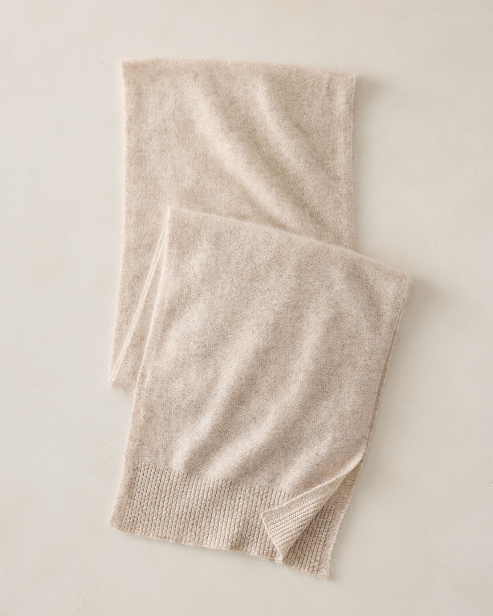 Brushed Cashmere Scarf