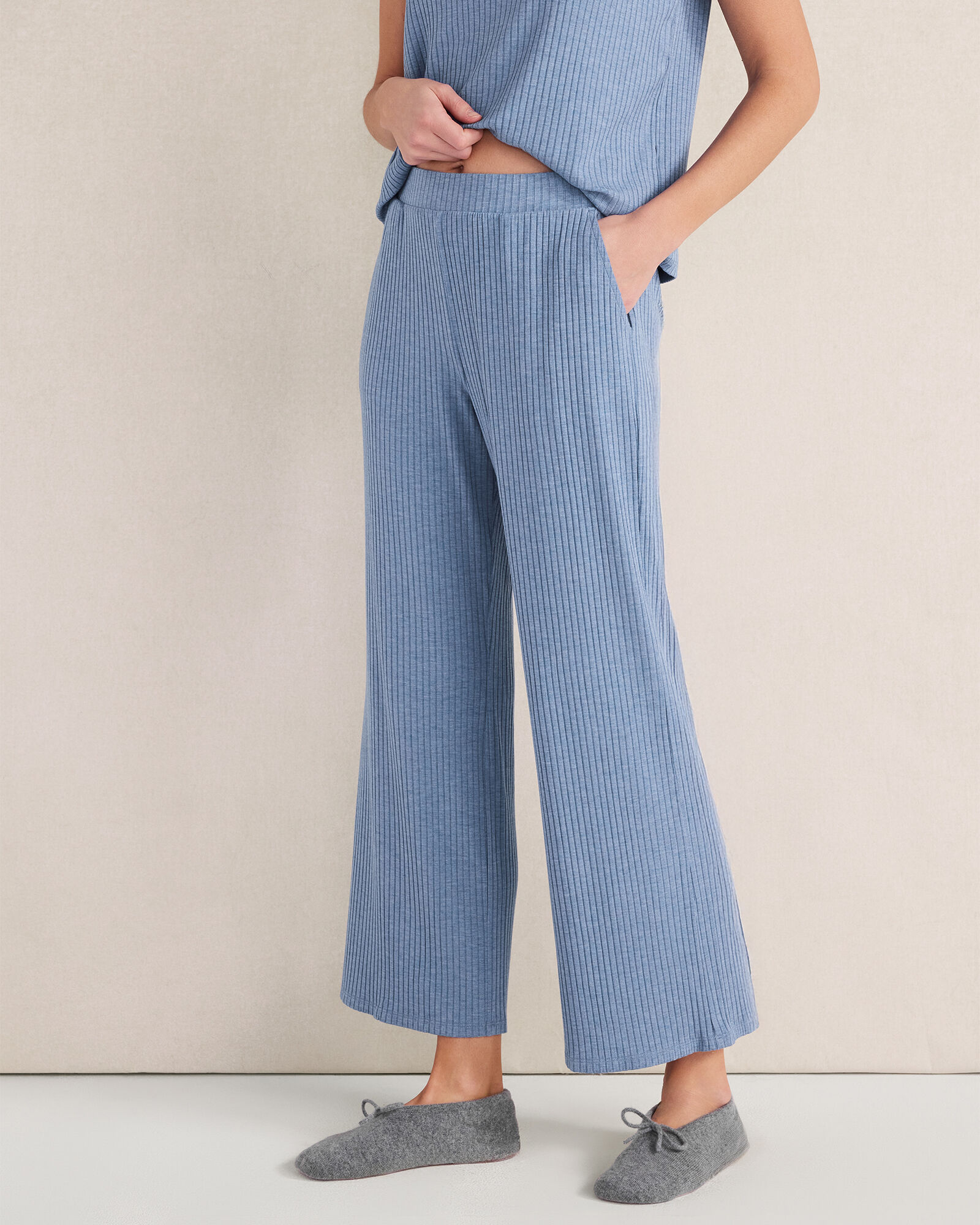 Resti Drapey Rib Knit Pants