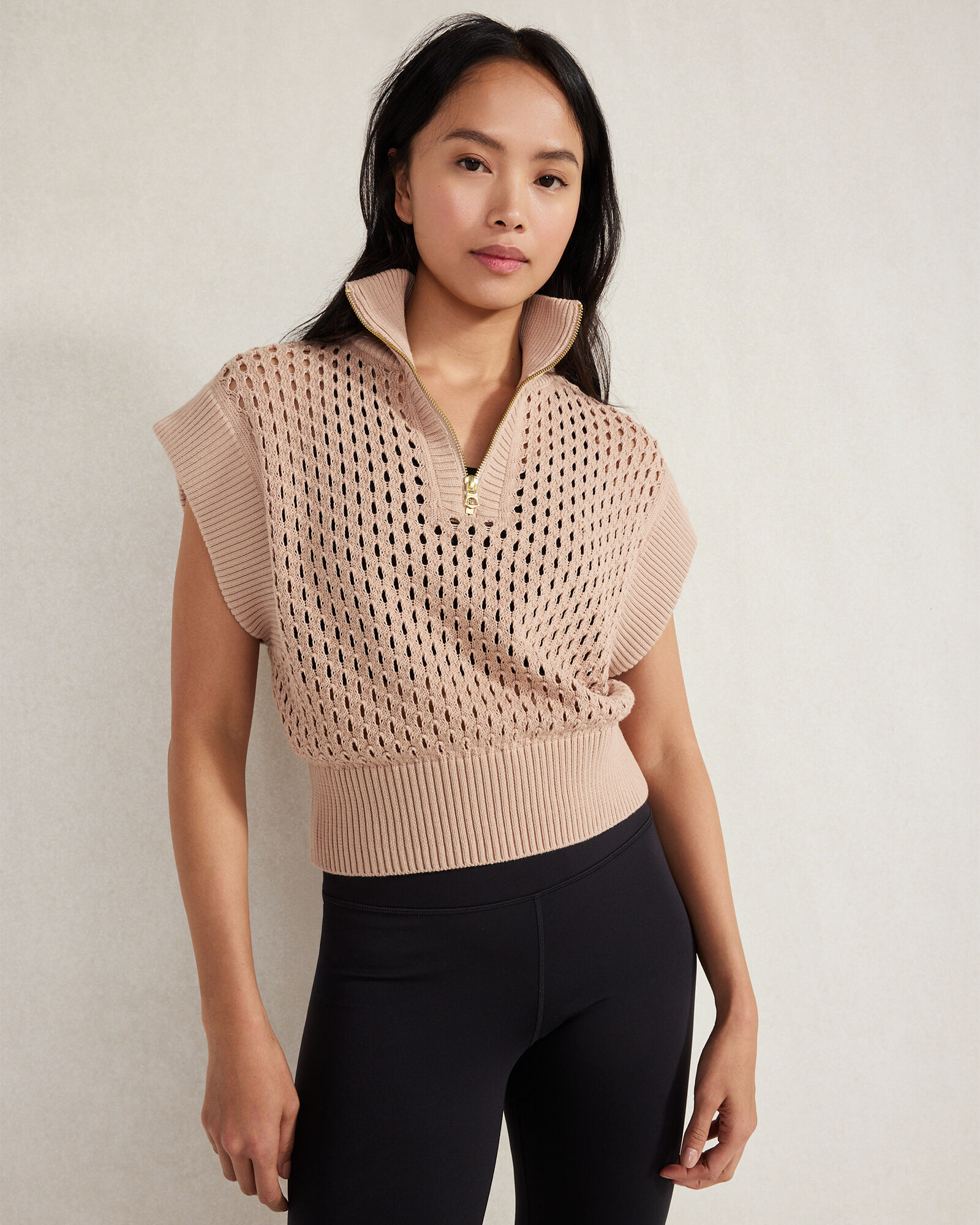 Varley Gaines Half Zip Knit