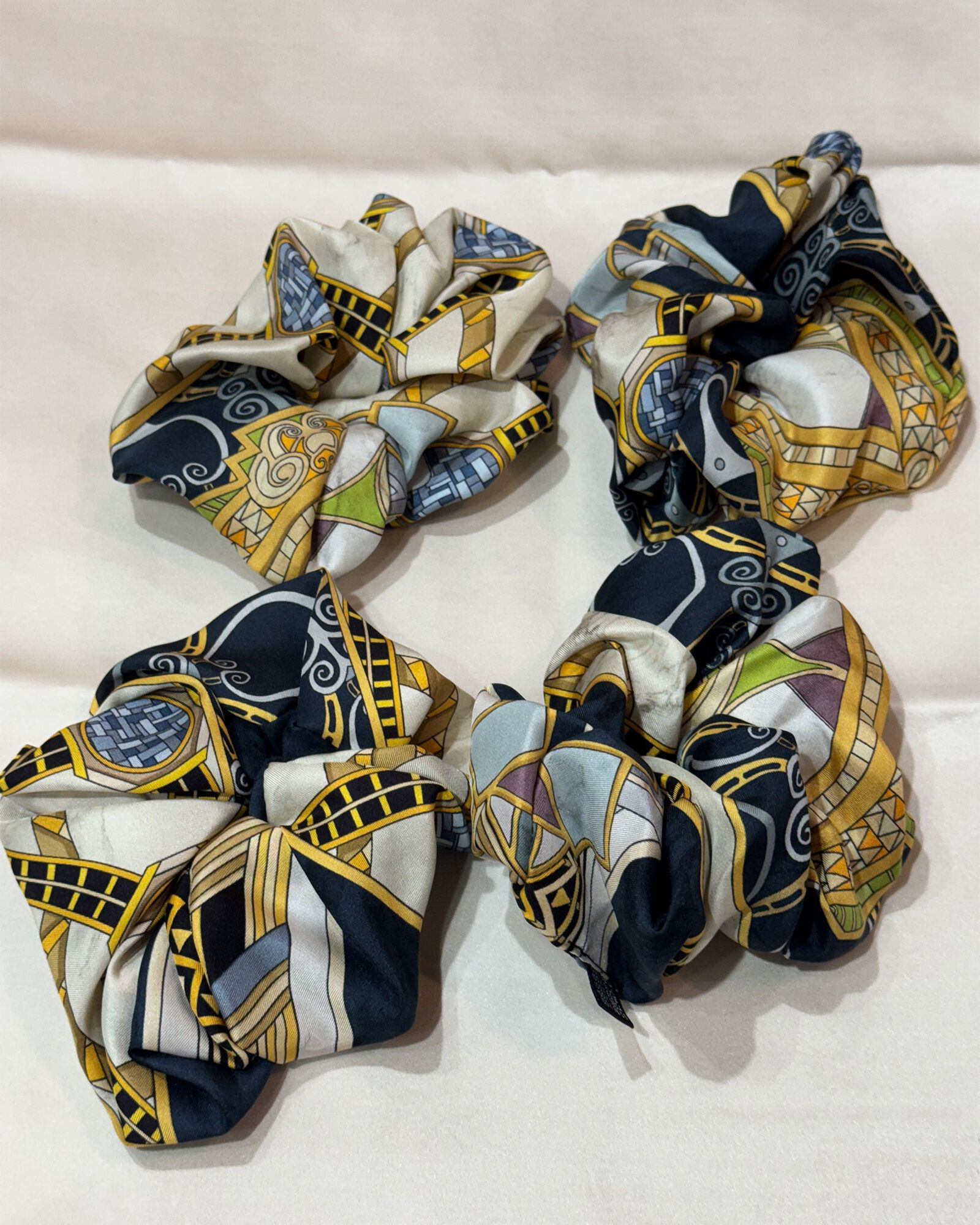 Grand Tour Lake Como Scarf Scrunchie