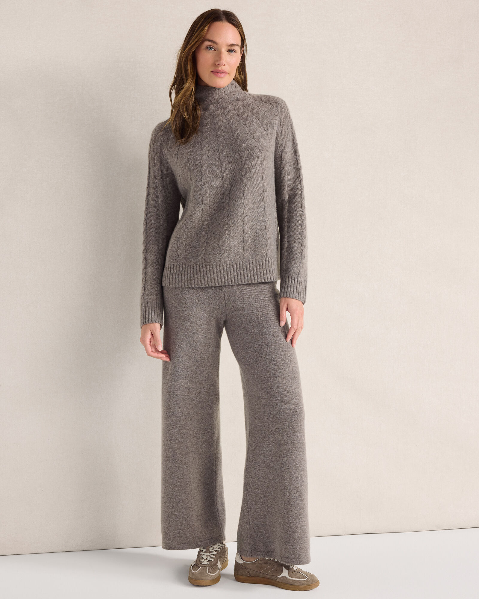 Cashmere Wide Leg Pants