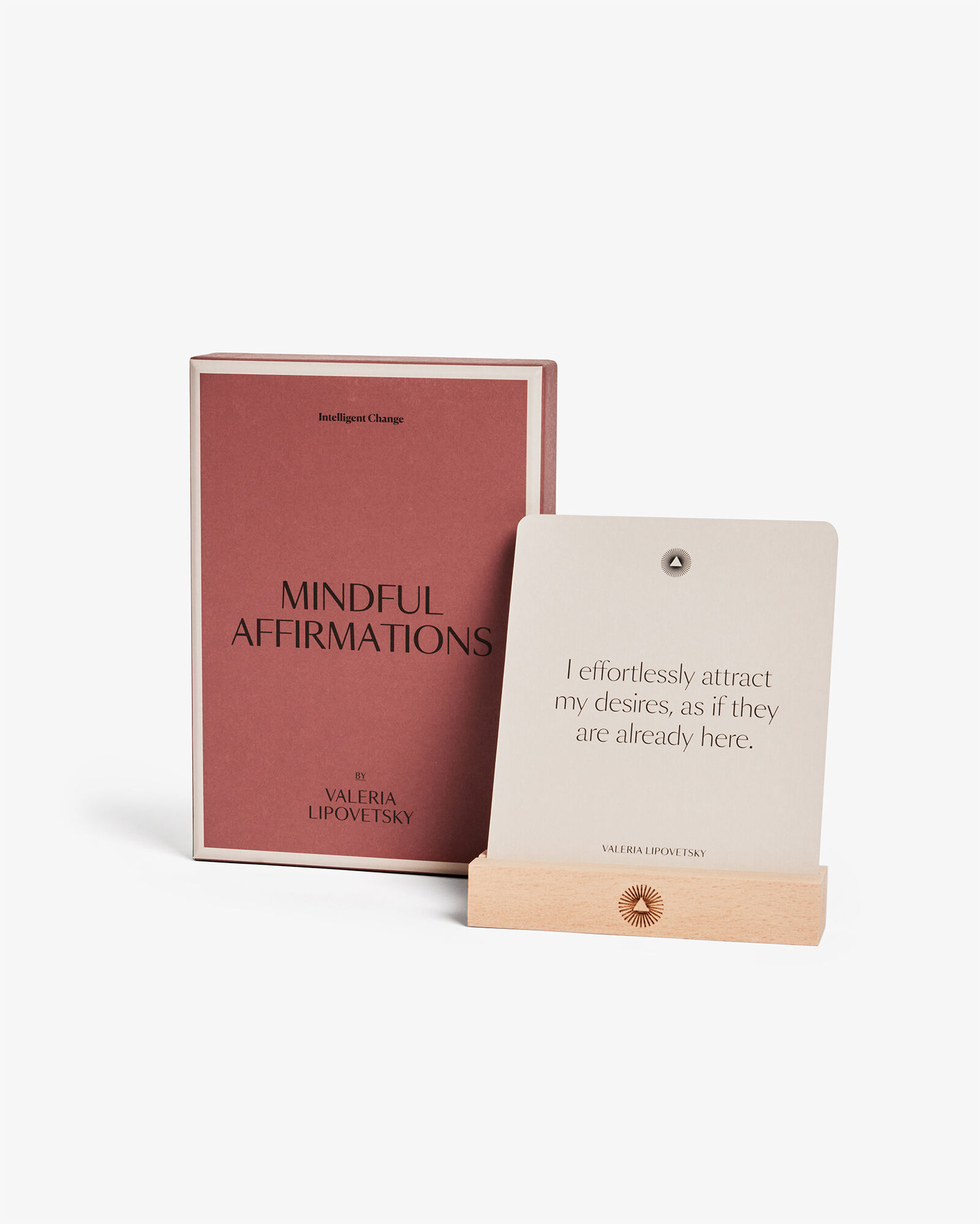 Intelligent Change Mindful Affirmations for Women Cards by Valeria Lipovetsky