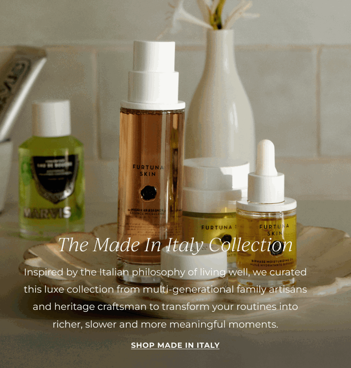The Made In Italy Collection! SHOP MADE IN ITALY