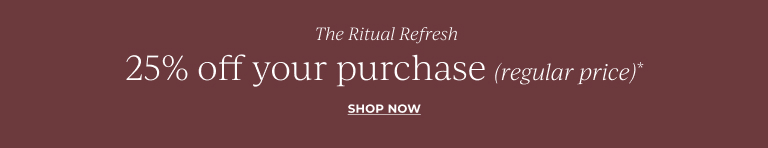 Extra 25% off your purchase regular prices. Shop Now