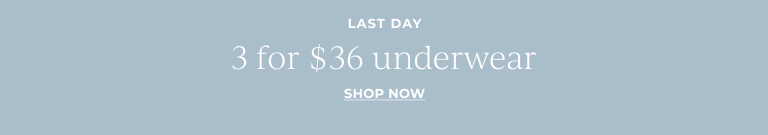 Last Day: 3 for $36 underwear. Shop Now.