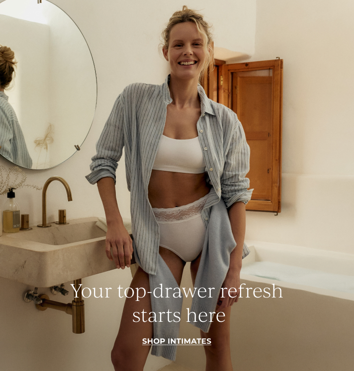 Your top-drawer refresh starts here! Shop Intimates.